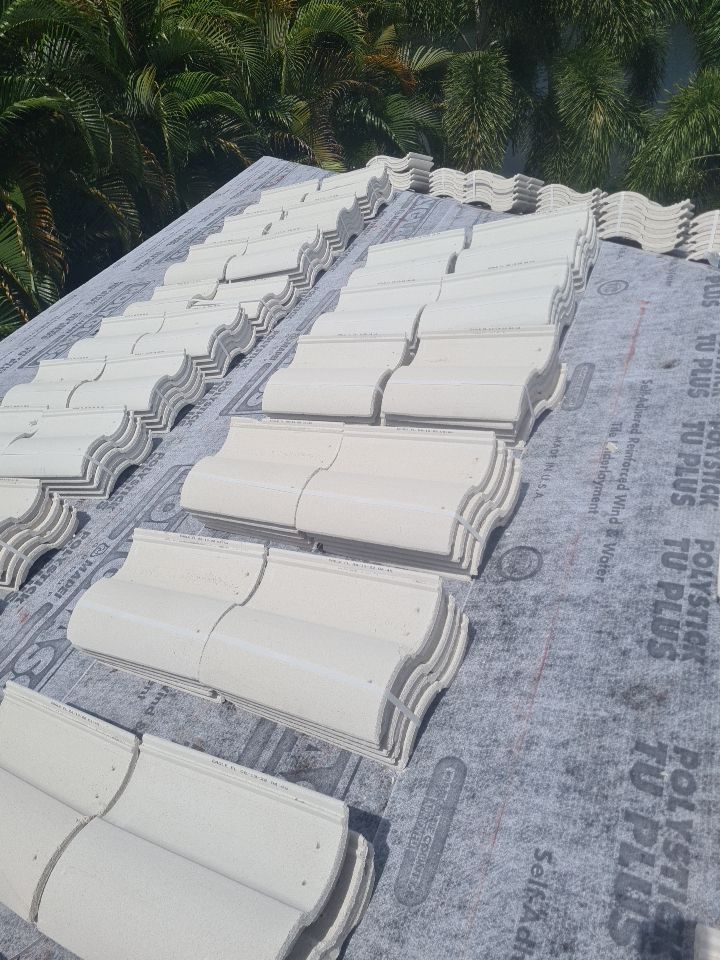 Residential Roofing Installation using Eagle Roofing Tile by BLUES BROTHERS ROOFING
