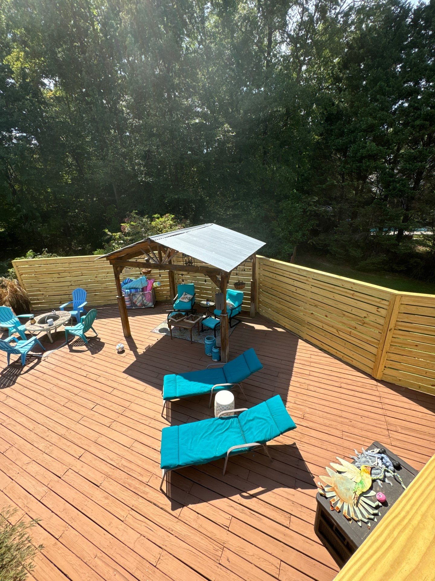 Elevated Deck Construction and Front Porch Renovation in Powder Springs by Swift Home Renovations