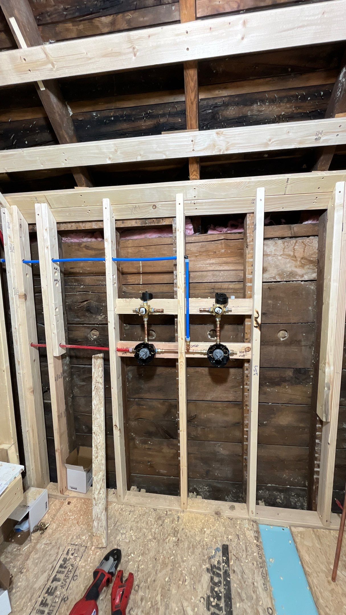 Bathroom Remodel using Kohler Shower Valves by Stake Plumbing and Heating