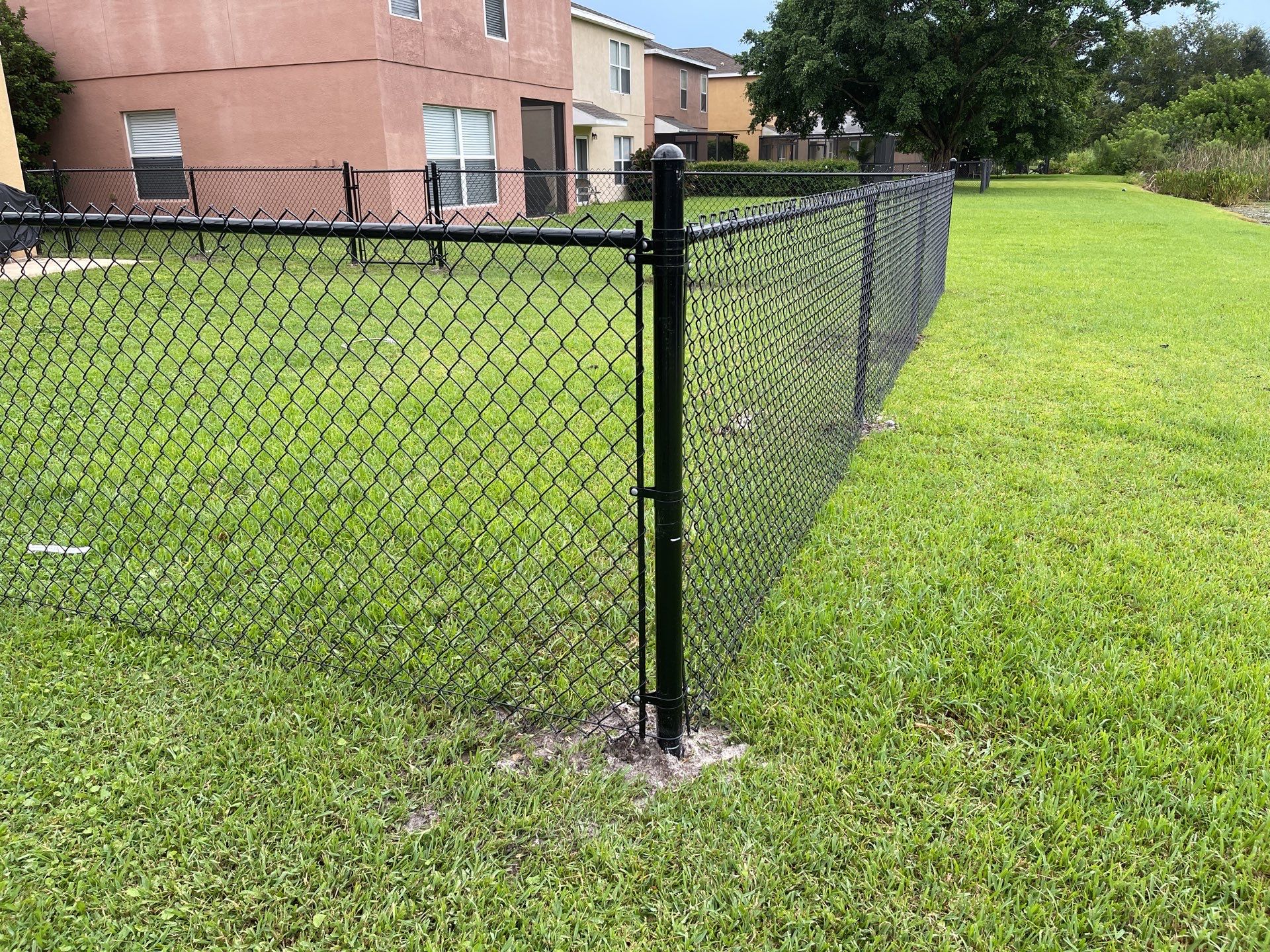 Bradenton, FL  4 ft. Tall Black Chain-link Fence by Asap fence and gates, LLC