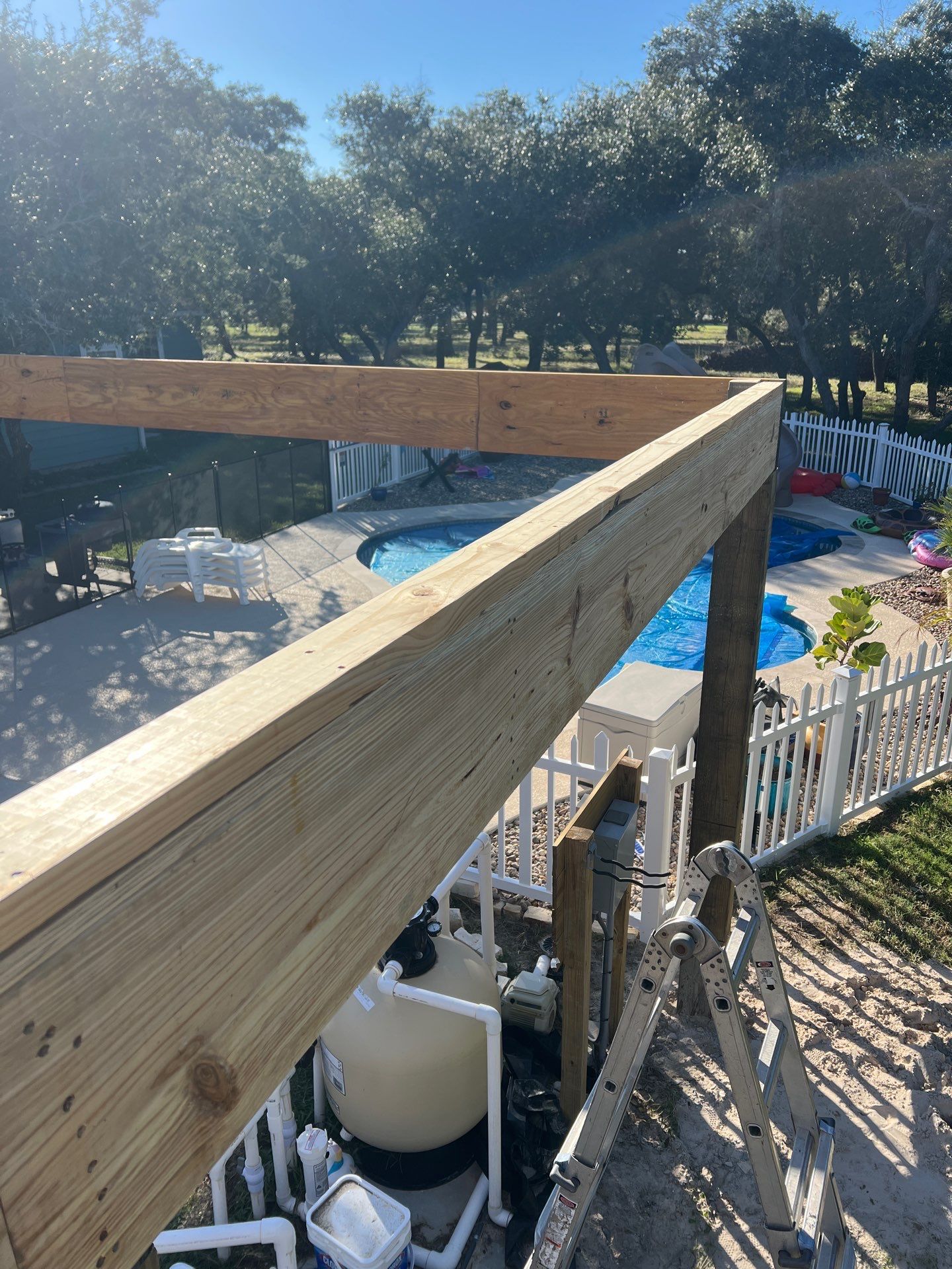 Poolside Pink Top by Bayfront Roofing and Construction