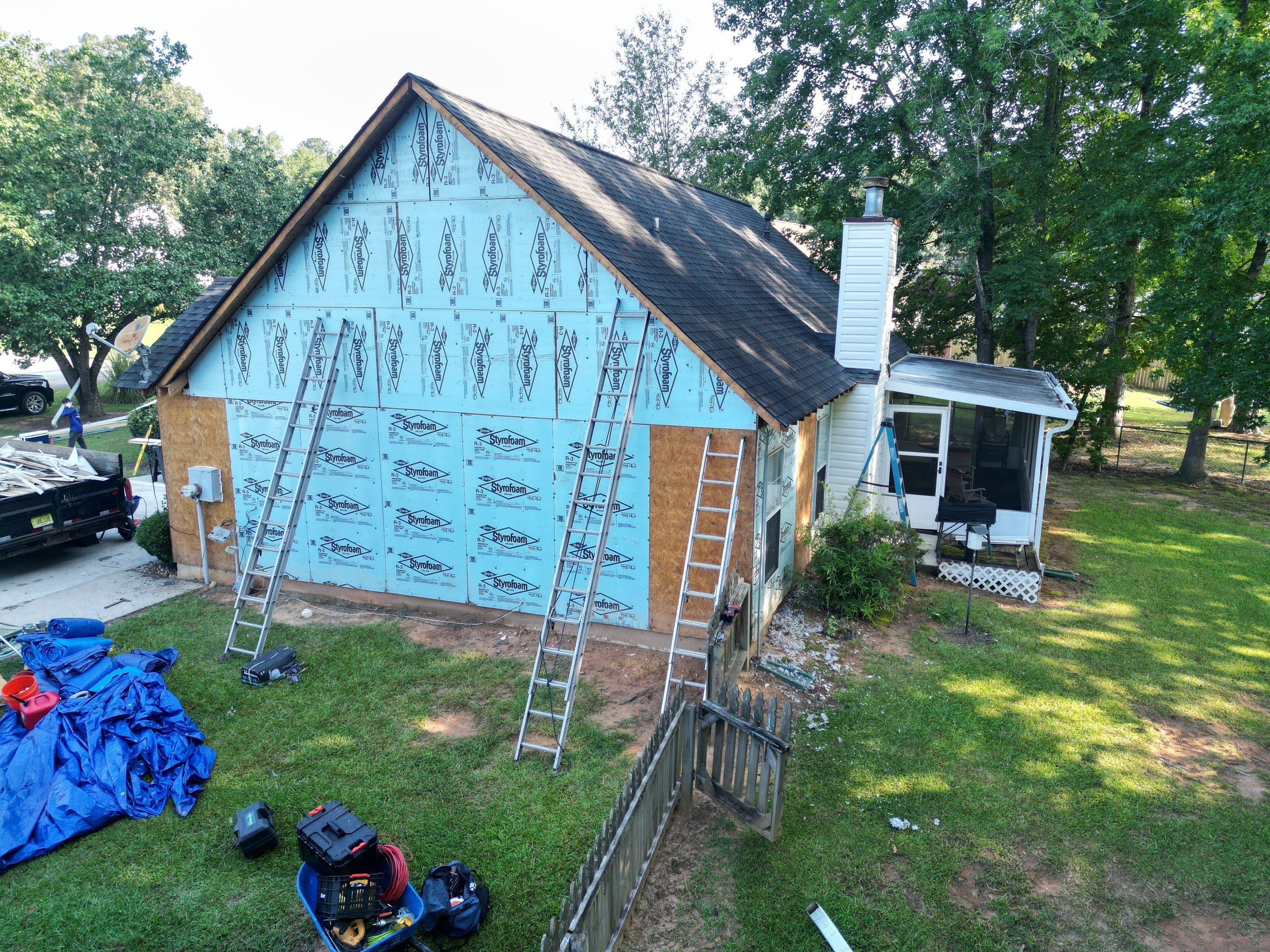 Siding replacement  by Deerfield Roofing LLC