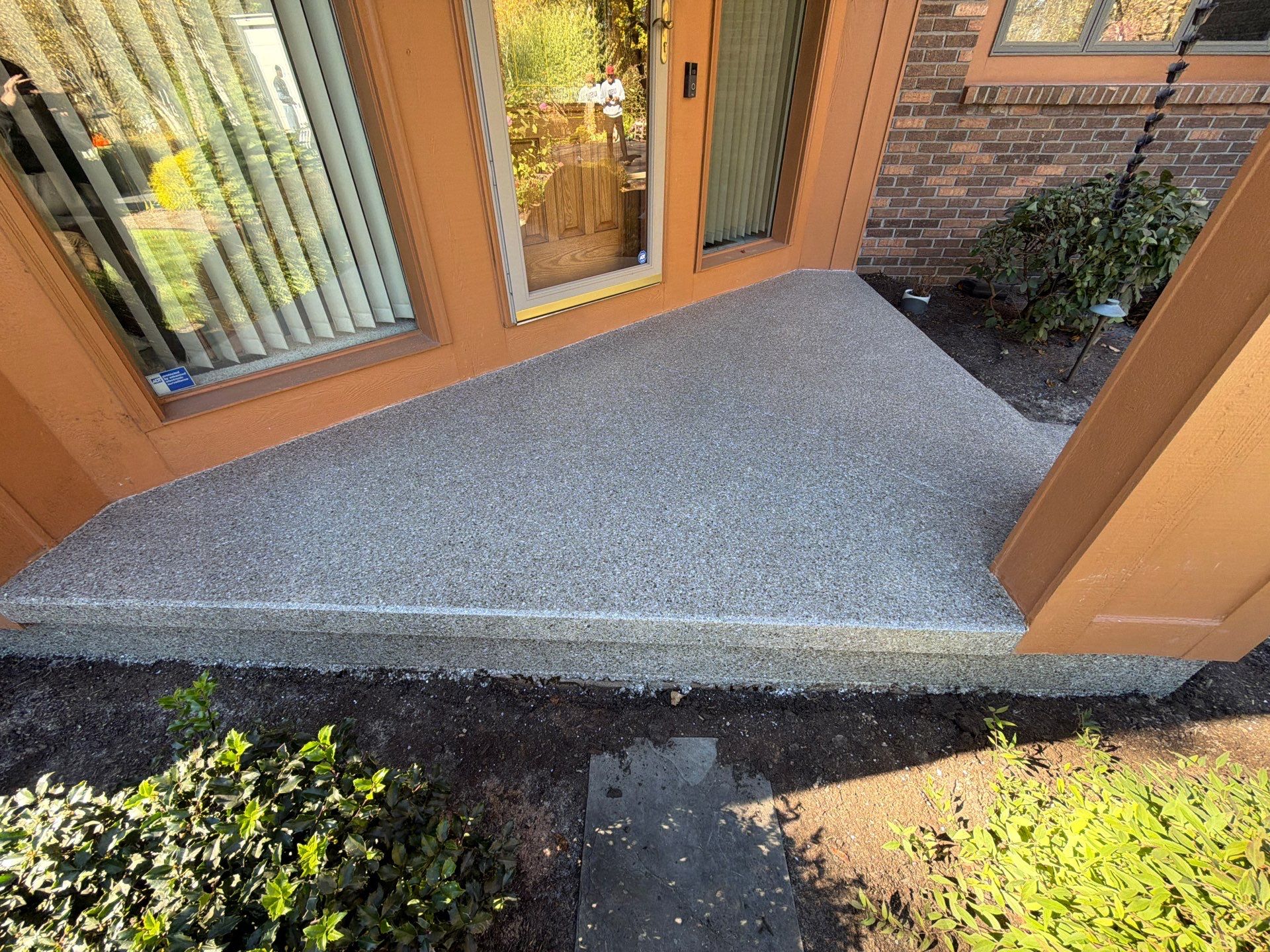 Vintage Shalestone Stoop & Sidewalk Coating by NG Masonry & Construction LLC