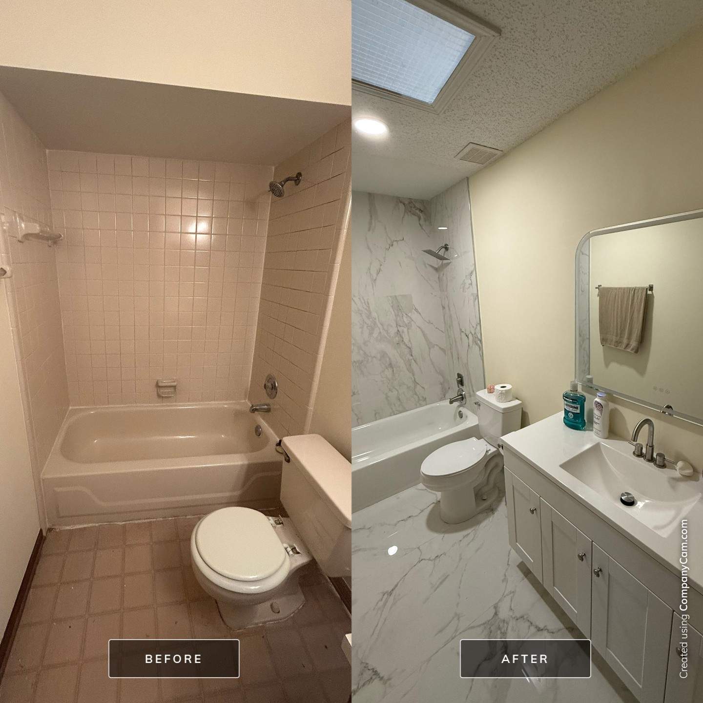 Full Home Flooring & 2-Bathroom Renovation by urban green energy llc