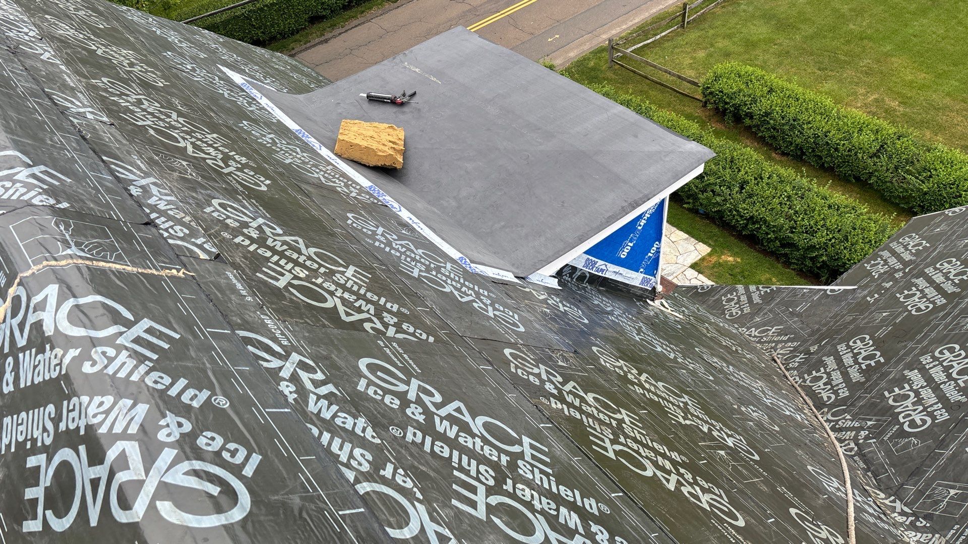 Standing Seam Aluminum Roof Installation by Lecla Home Improvements and Roofing INC