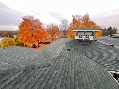 GAF Timberline HDZ Hunter Green Shingles