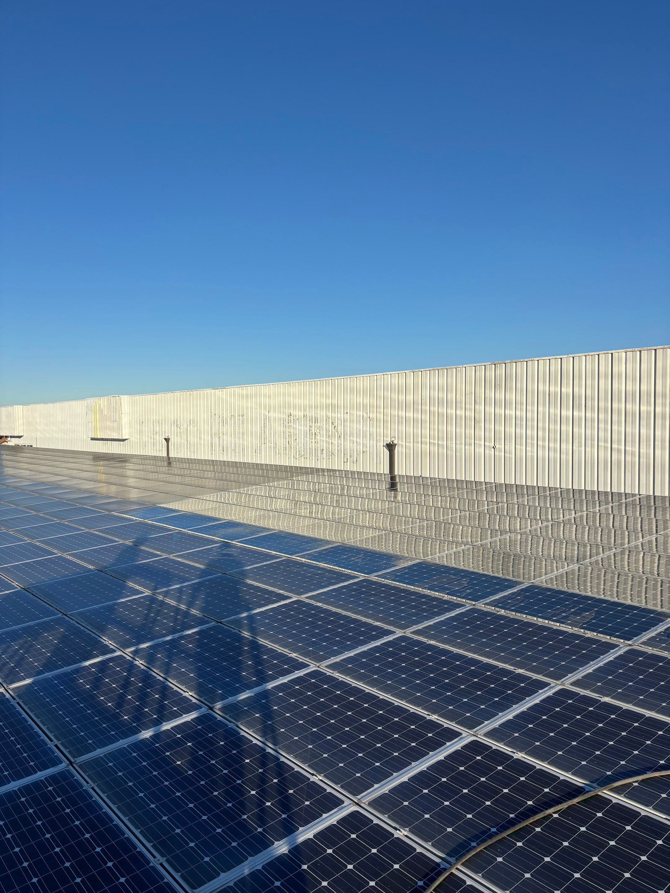Commercial Solar Panel Cleaning by Palm Coast Solar Cleaning