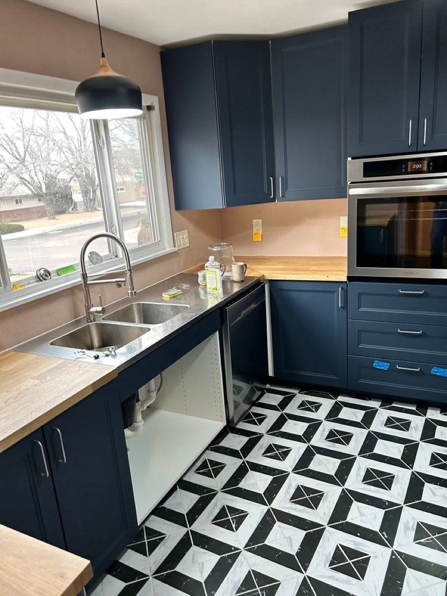 Fun Kitchen Remodel by Rio Grande Building & Storage