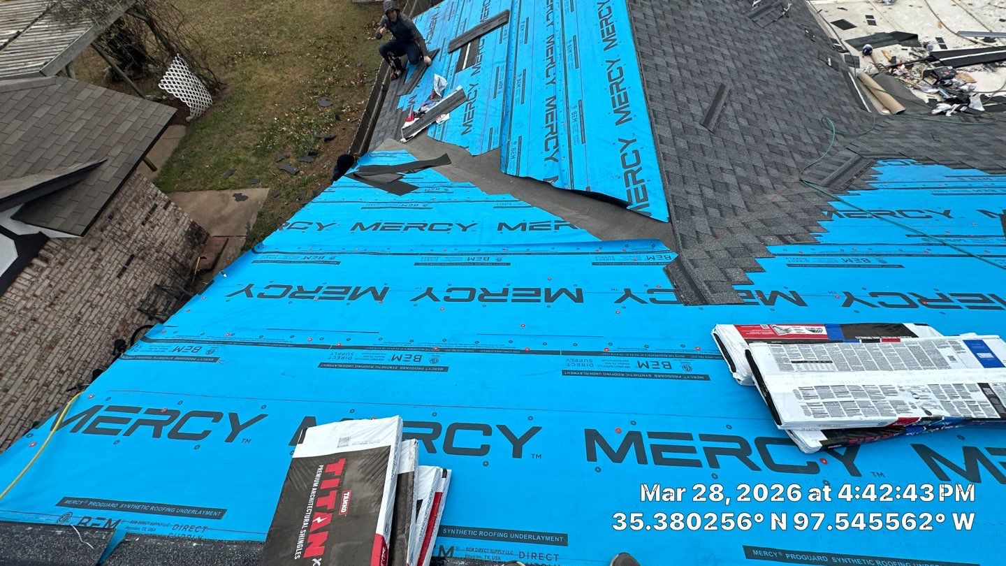 Project in Oklahoma City by Icon Roofing And Construction