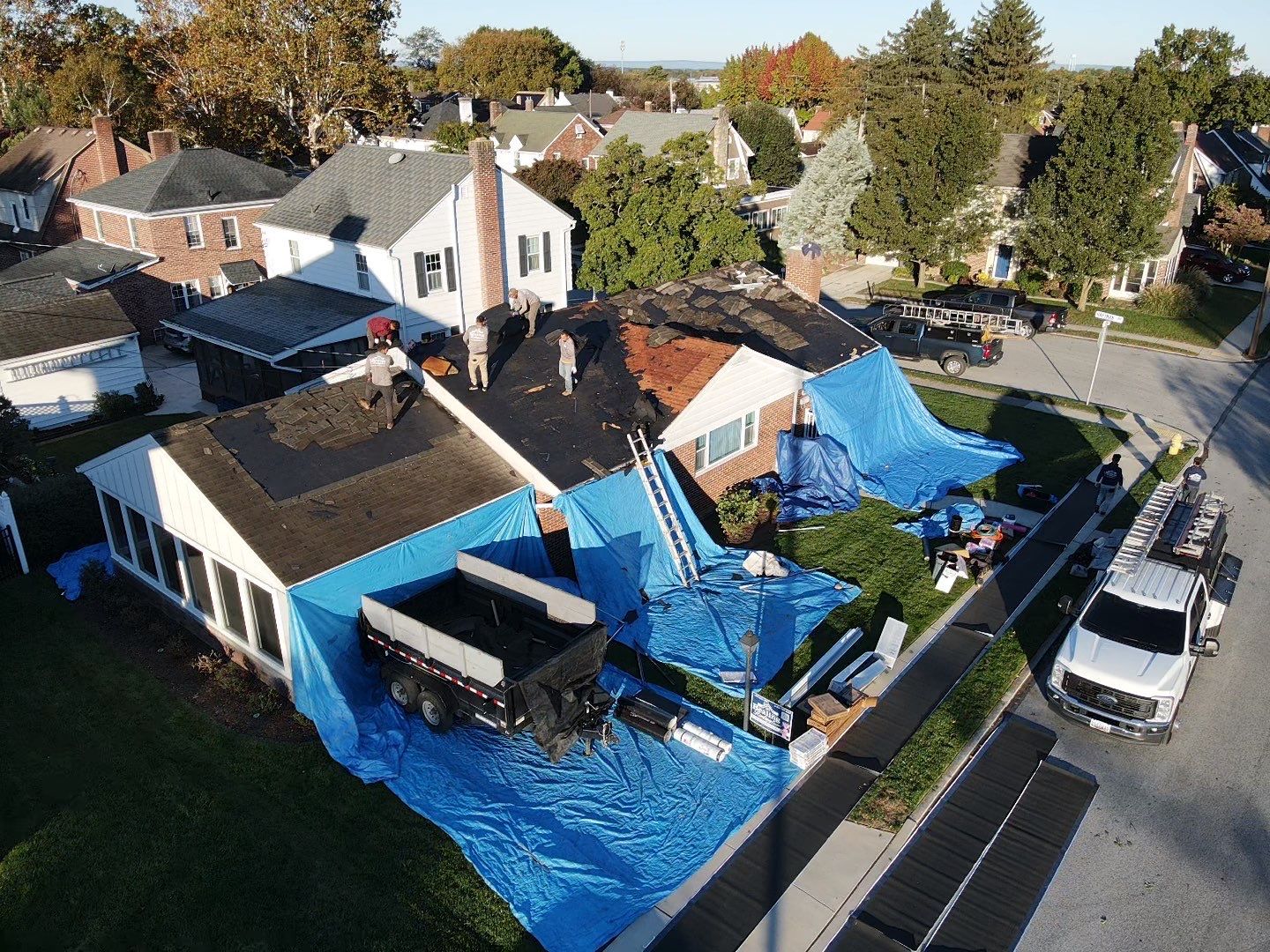 Complete Roof and Chimney Restoration in Hanover PA with Owens Corning Platinum Protection by Bealing Roofing & Exteriors