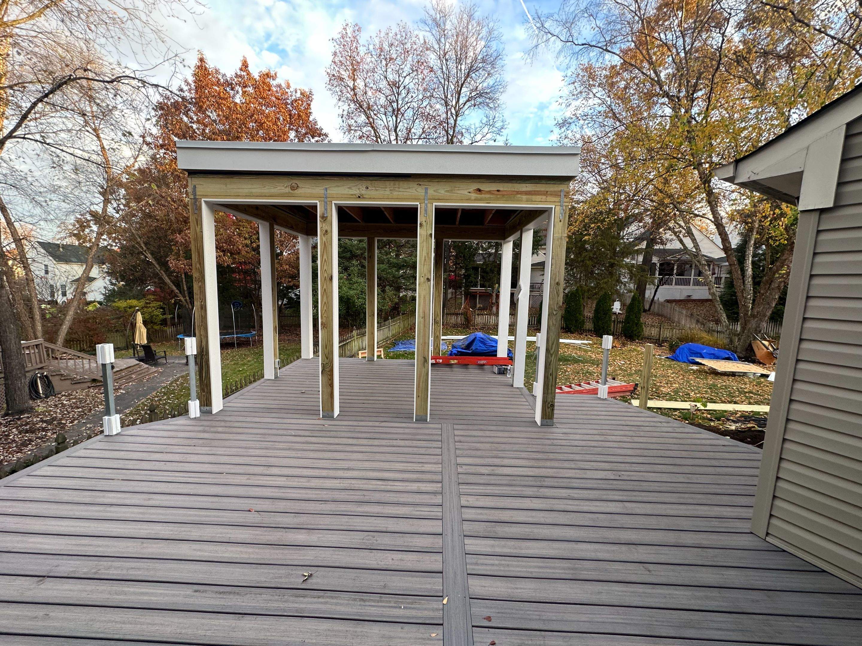 Screened-In Porch, Composite Deck & Paver Patio in Chantilly, VA by Sunburst Construction Inc