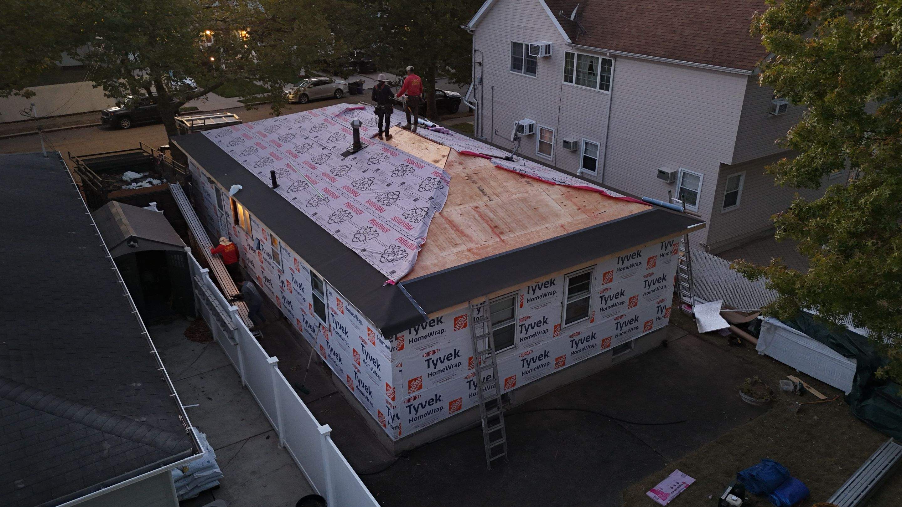 Full Exterior Remodel Project in Staten Island, NY. by All State Home Improvement Inc.