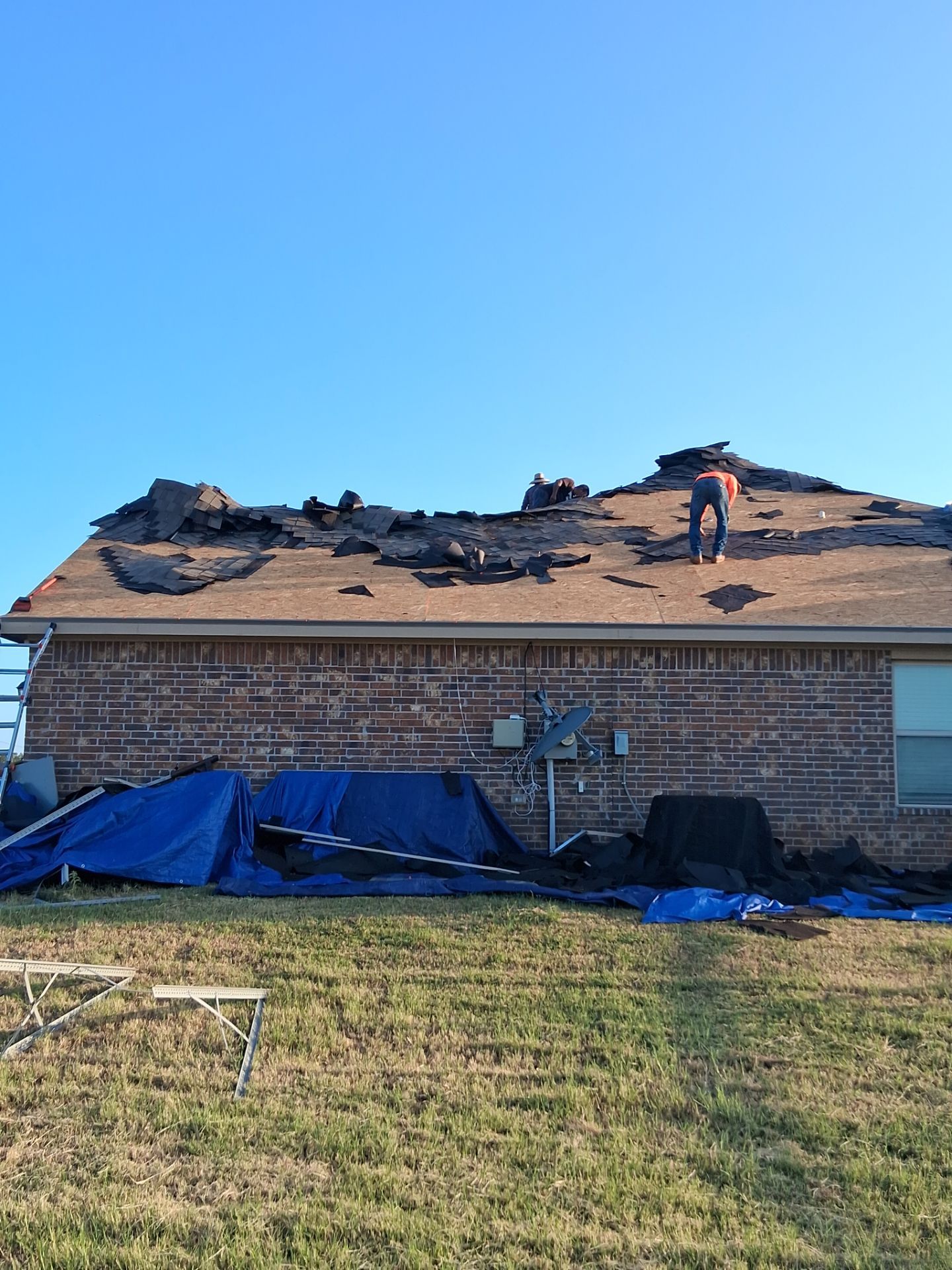Residential Roof Replacement and Decking Repair in Springtown, Texas by Performance 1 Roofing