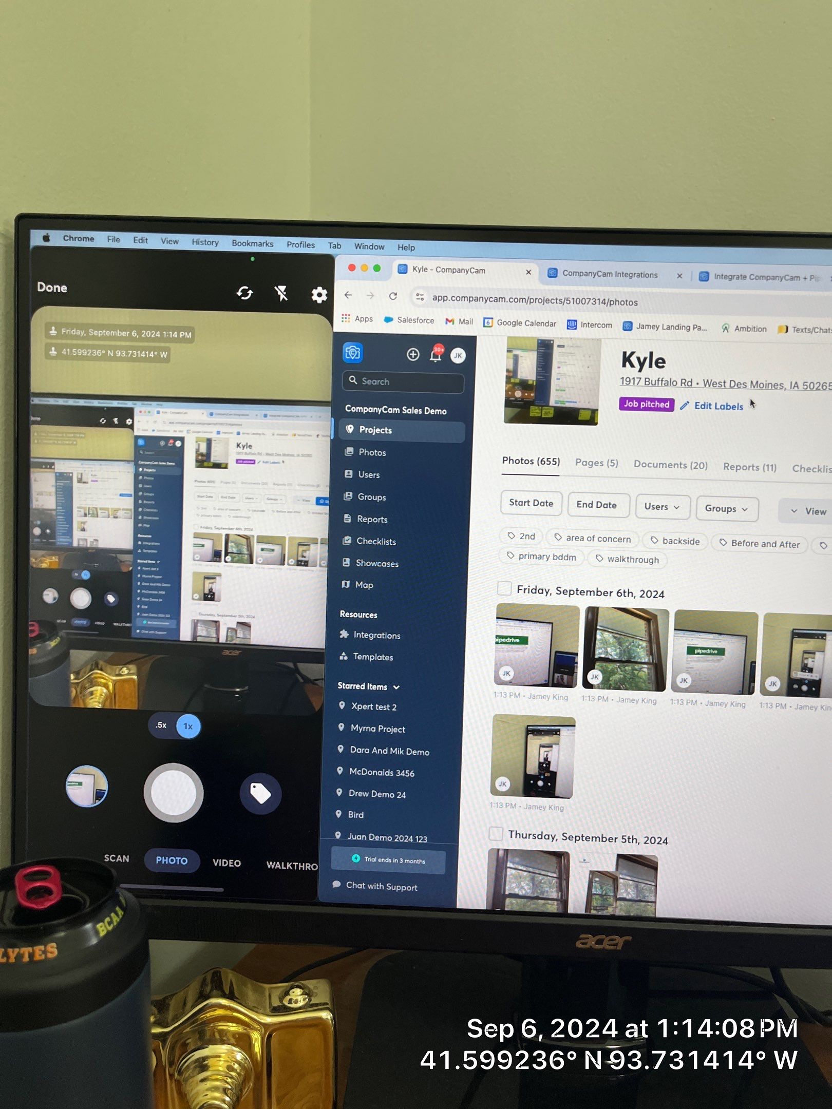 lkjl;kjl;kjl;khl;kh by CompanyCam Sales Demo