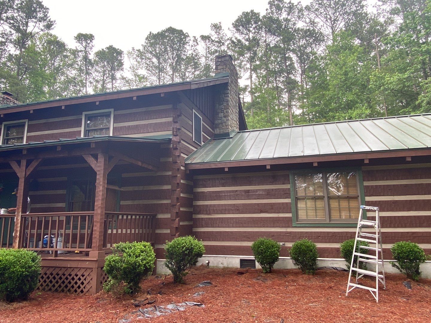 Chesapeake Log Cabin by AKK Painting LLC