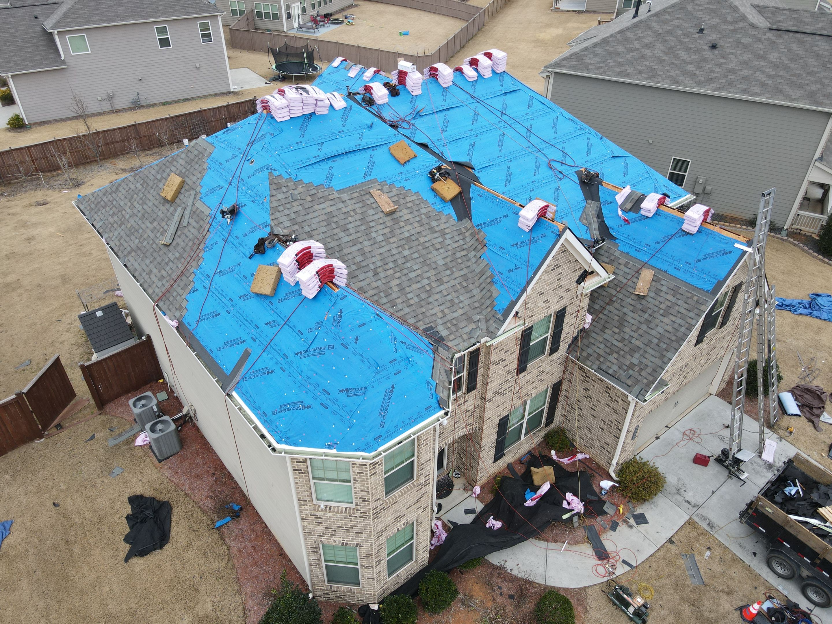 Residential Roofing Installation using Owens Corning by Inspector Roofing and Restoration