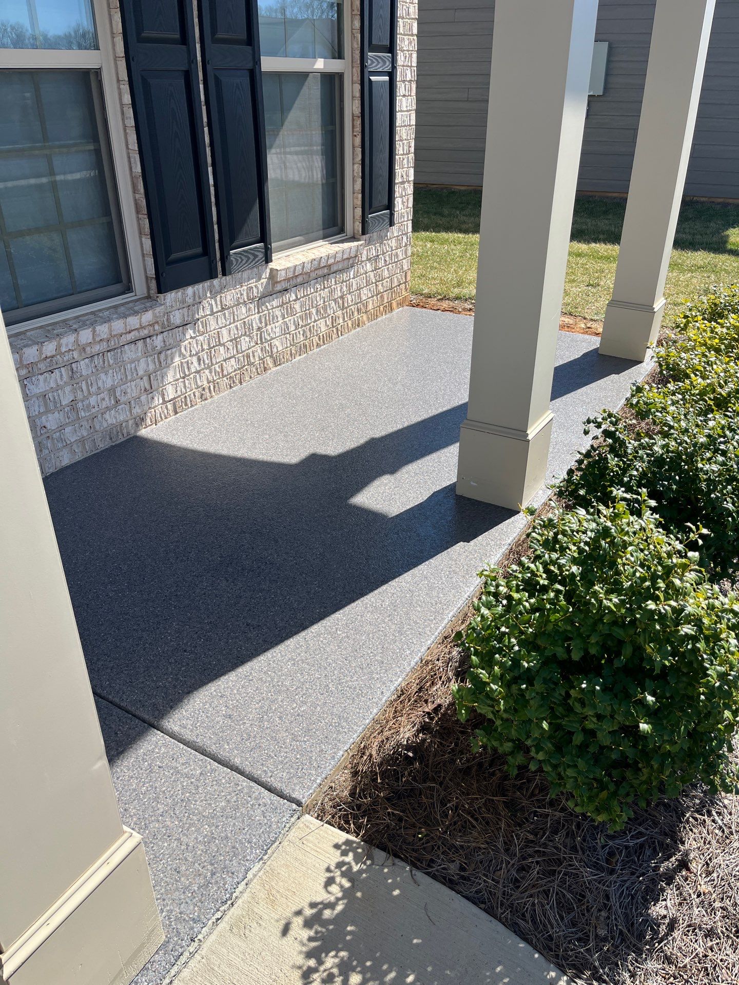 Patio Floor Coating using Briar by My Garage Floor Guys