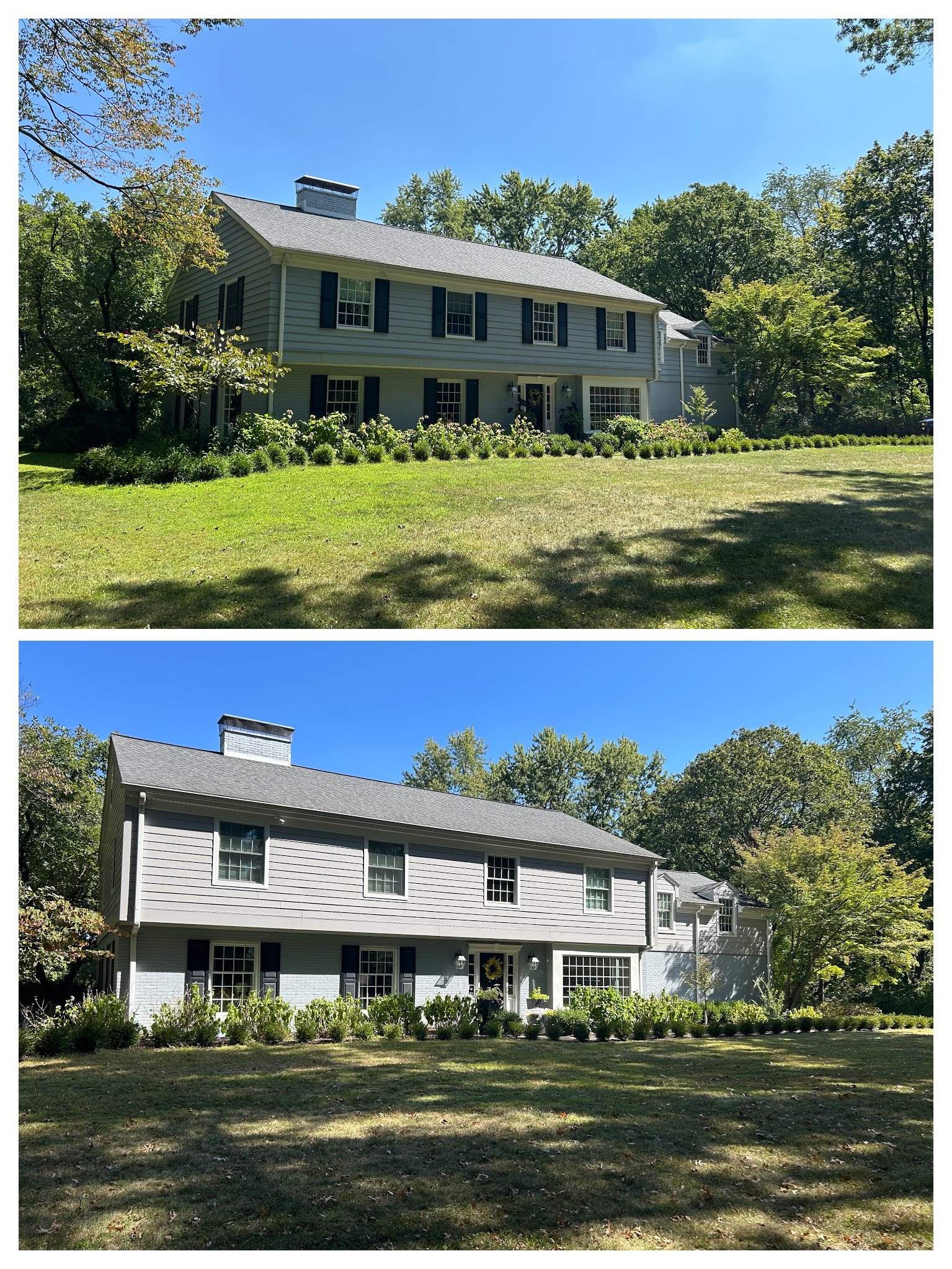 Complete Exterior Siding Renovation for Colonial Home by Ideal Siding Pittsburgh