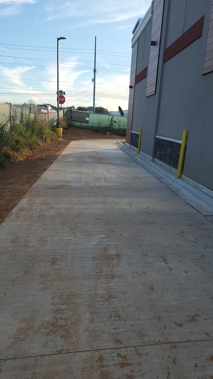 Driveway Clean using cleaner by G&H Home Tech Pros LLC