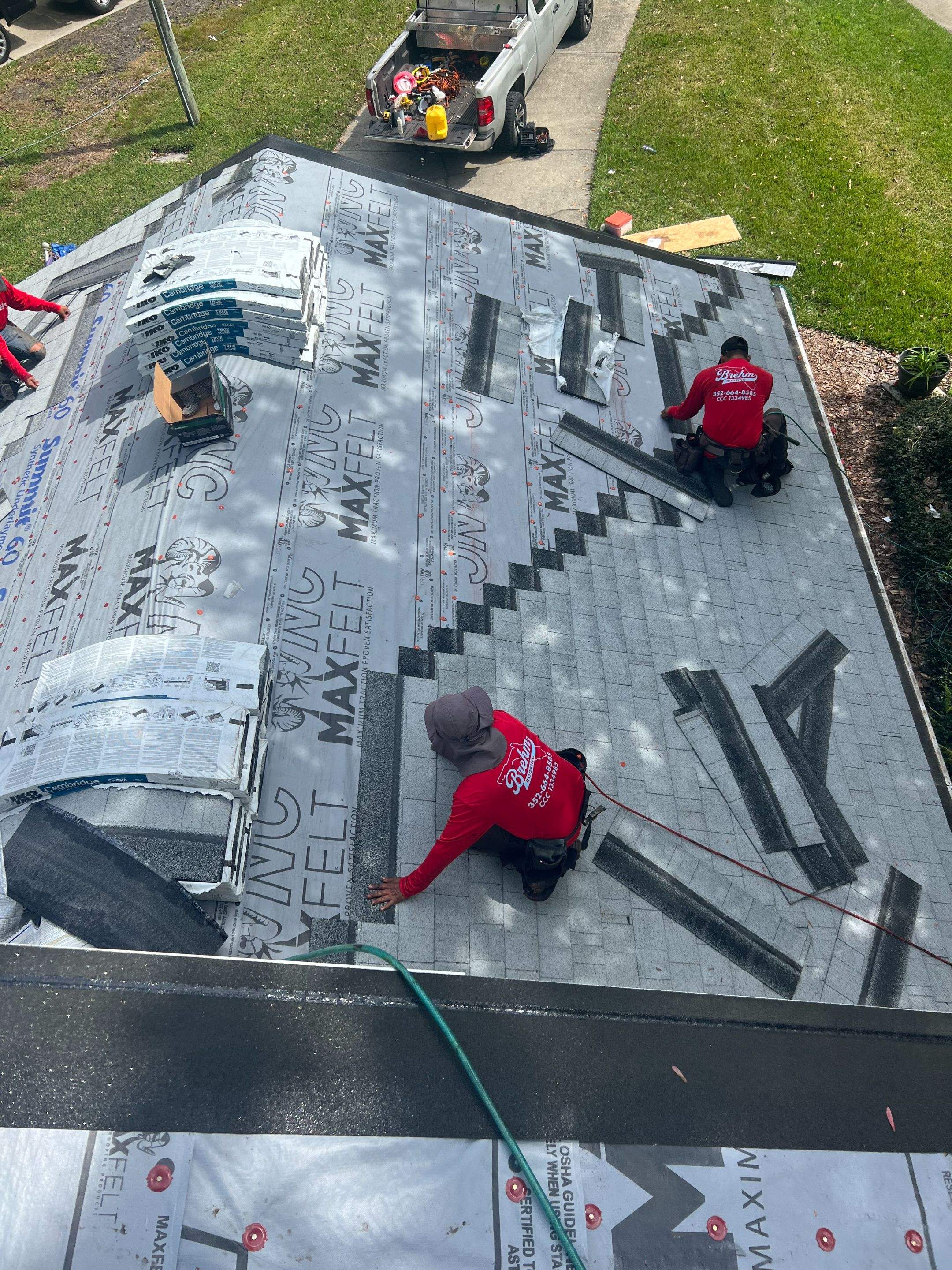 Reroof in Gainesville, Florida by Brehm Roofing