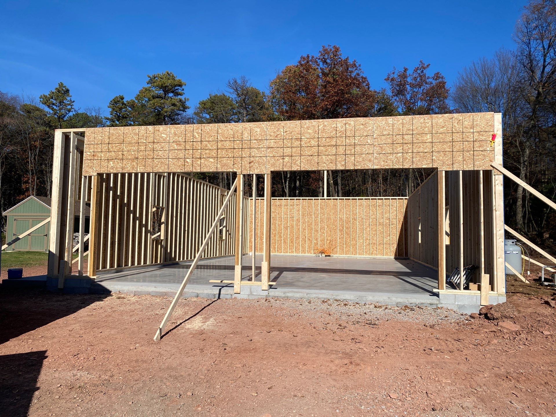 Custom Two-Story Garage with Finished Upper Leve by Esh Builders