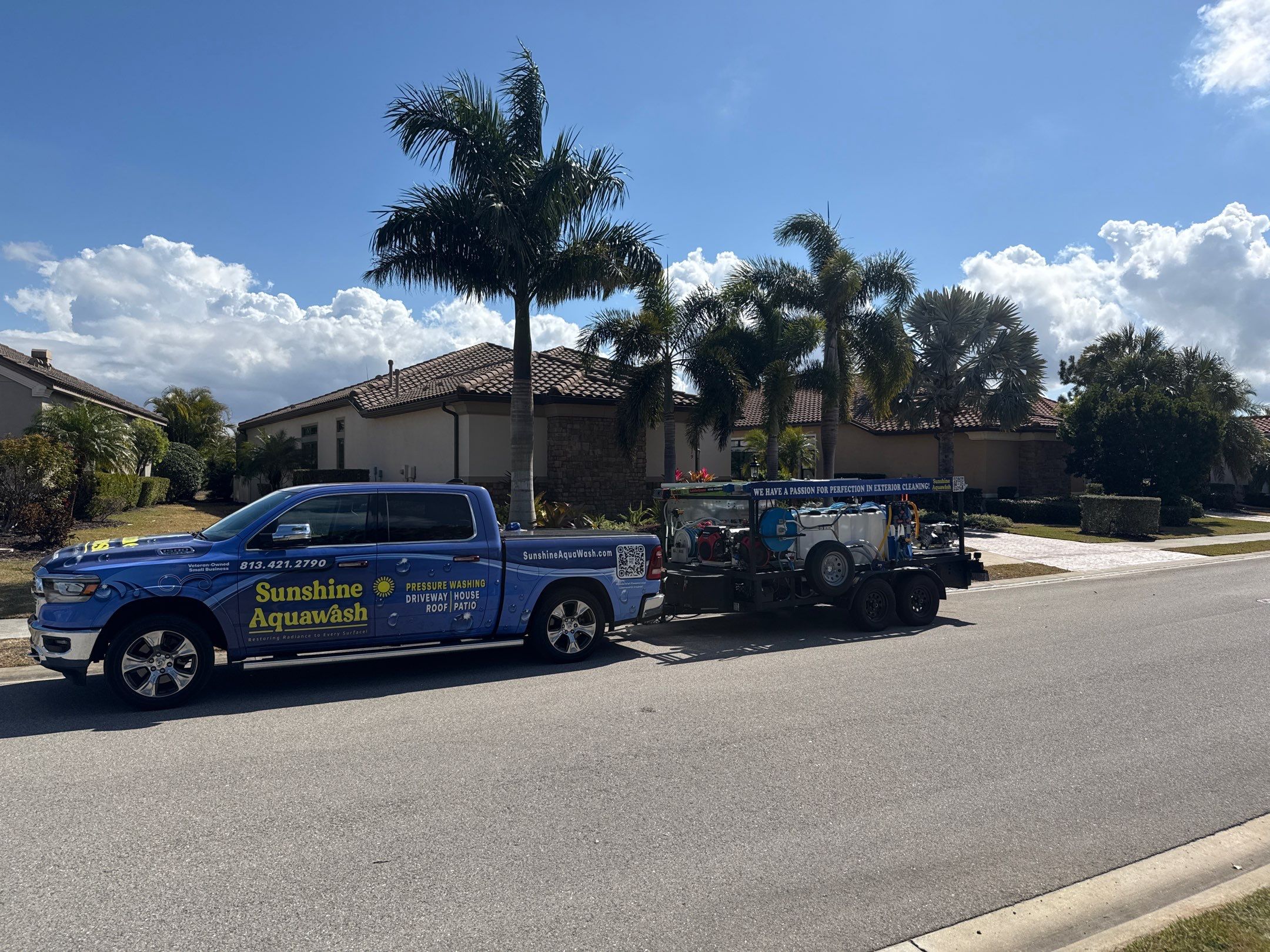 Barrel Tile Roof Cleaning – Lakewood Ranch, FL by Sunshine AquaWash