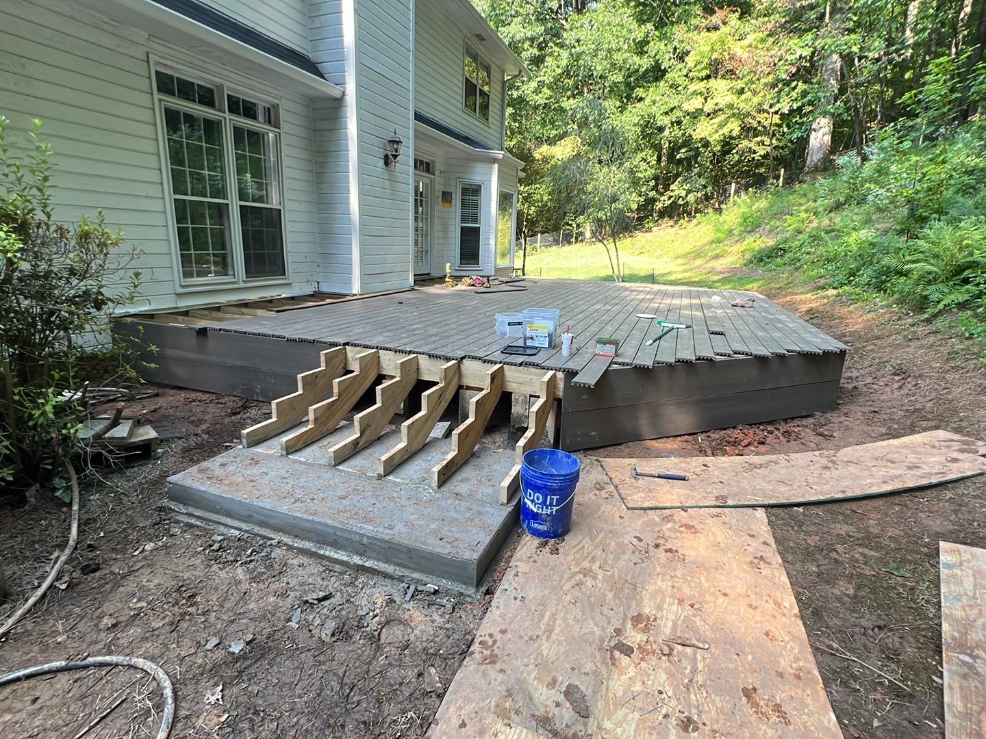 Jameswood Lane - Composite Deck Build by Pillar and Pine