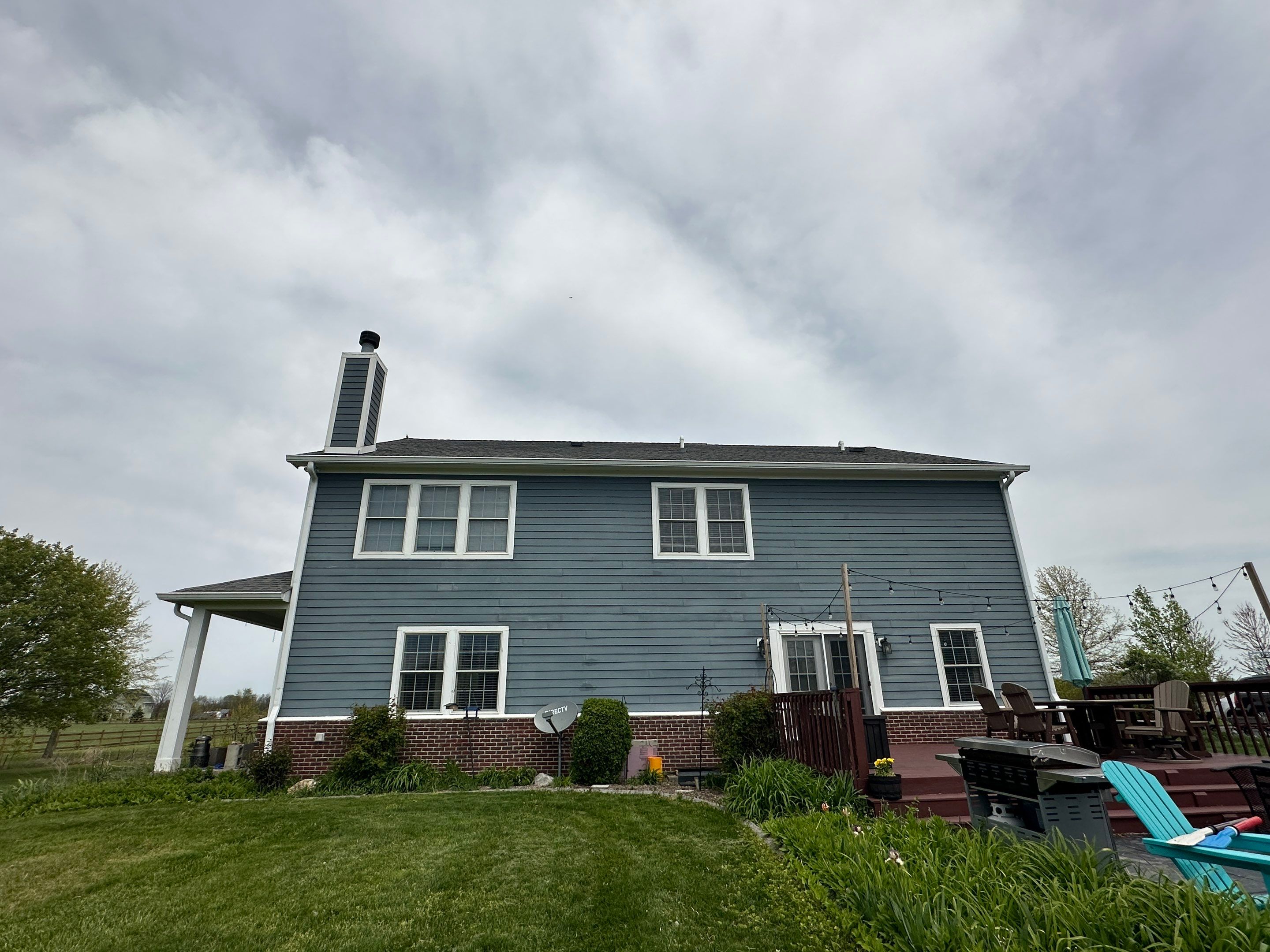 Rural Noblesville Indiana Metal Shake Roof Installation – Black Frost by 4Ever Metal Roofing