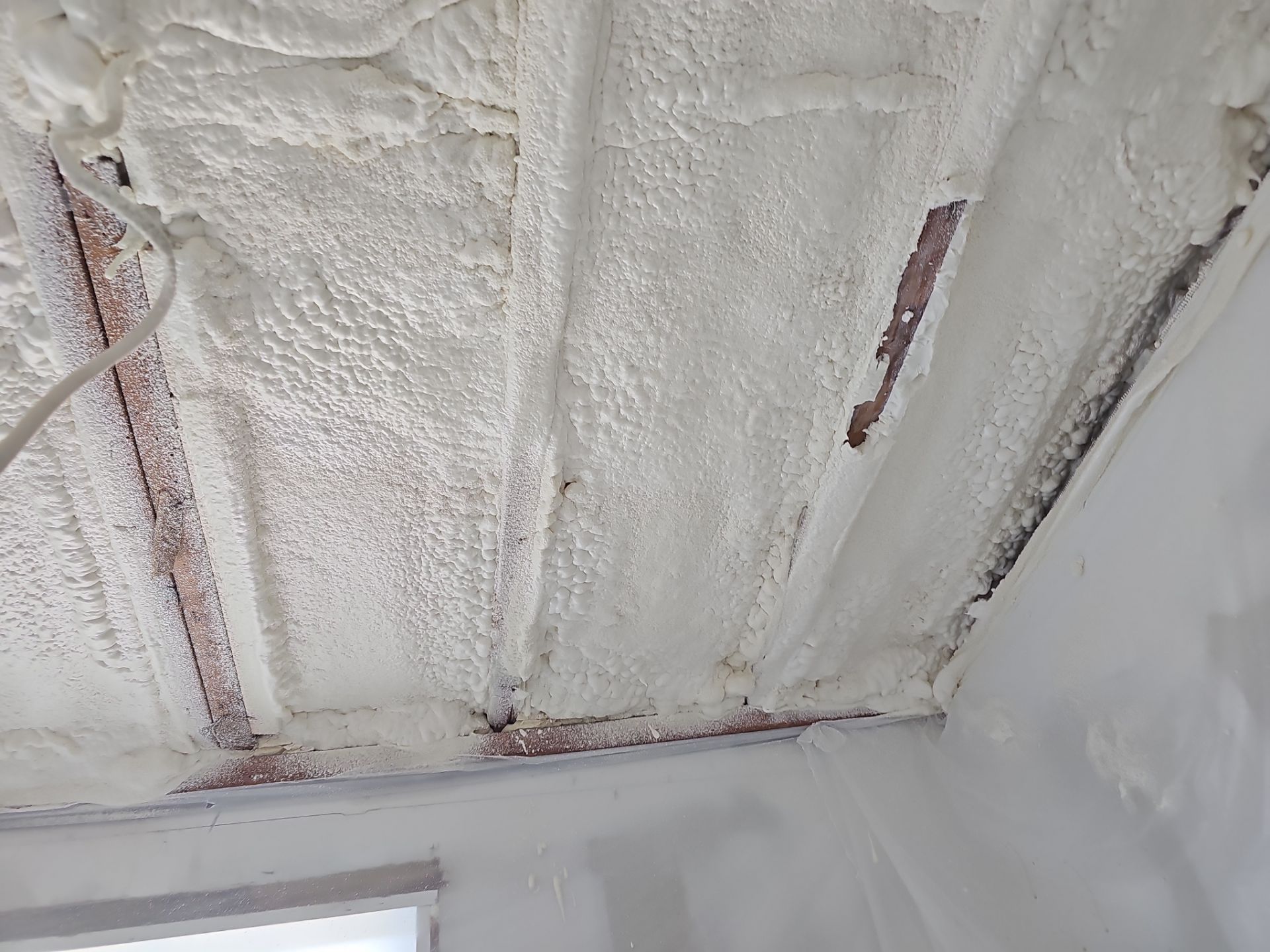 Basement Exterior Walls using Closed Cell Spray Foam by NYS Foam & Energy