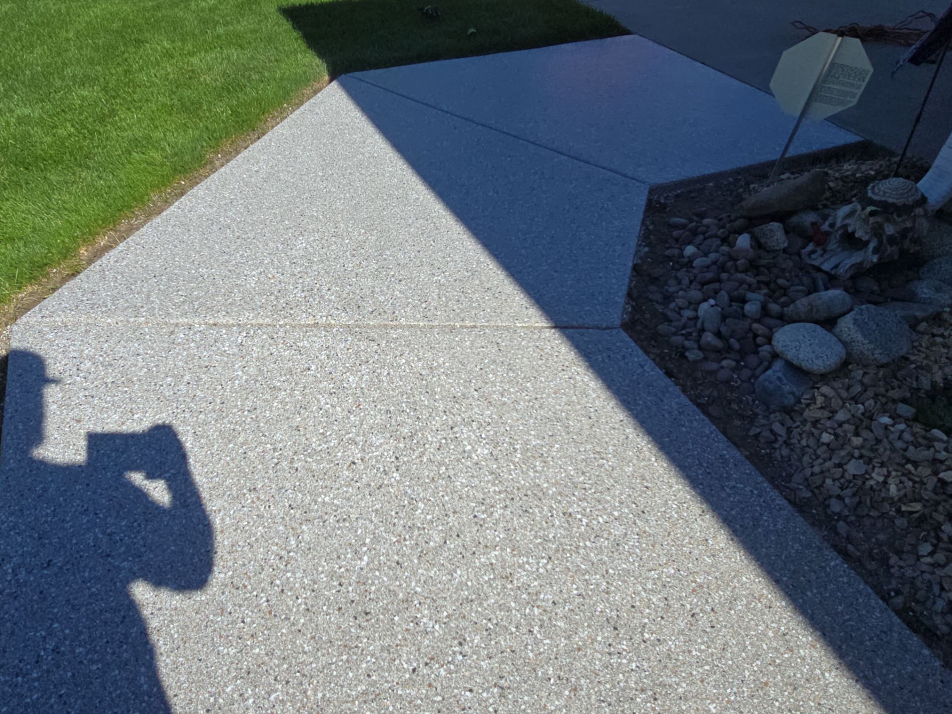 Walkway Transformation using Claystone Hybrid by Croc Coatings, LLC