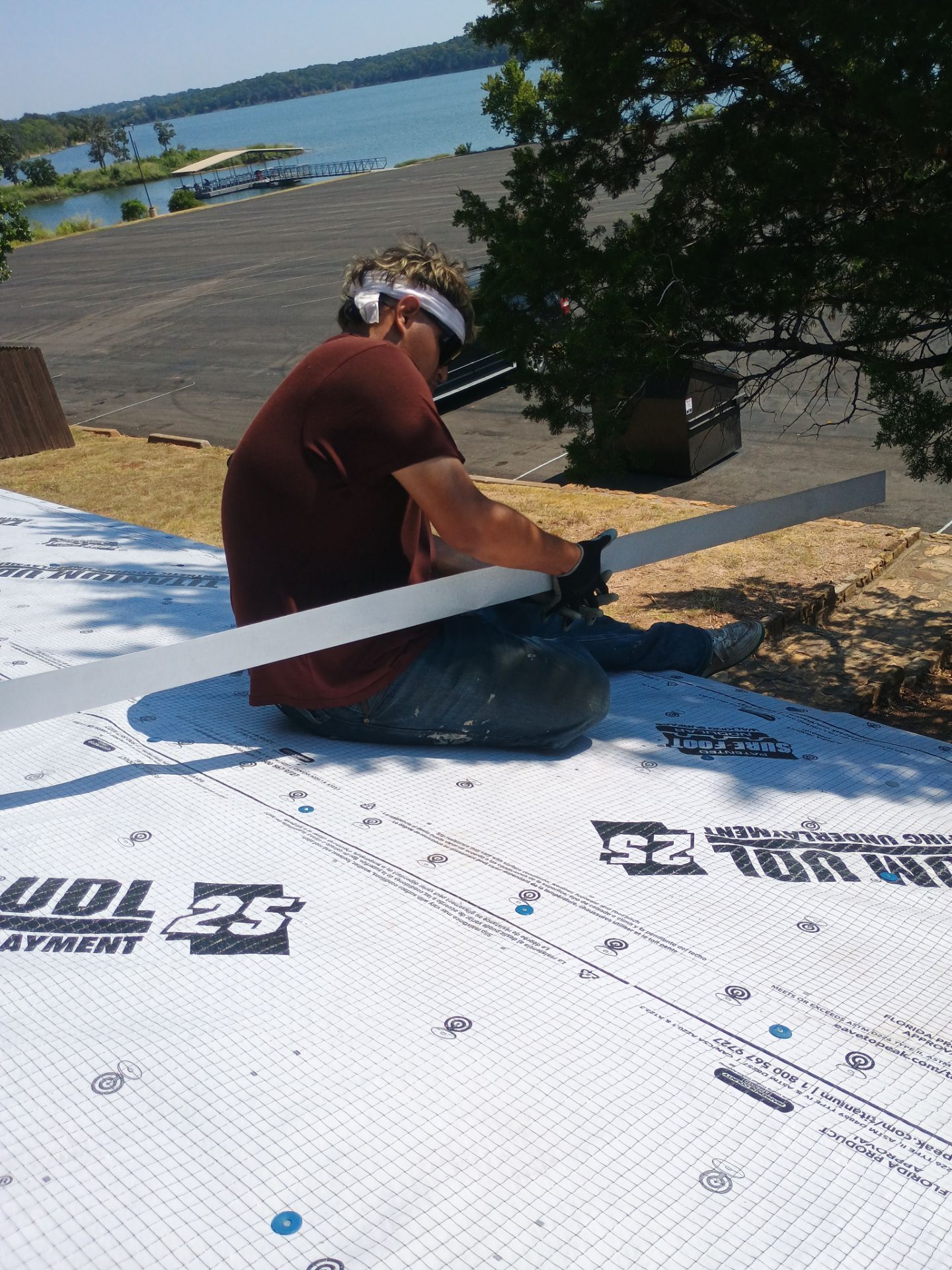 Metal Roof Replacement for Public Park Facility in Sulphur by BANA Roofing and Solar Supply