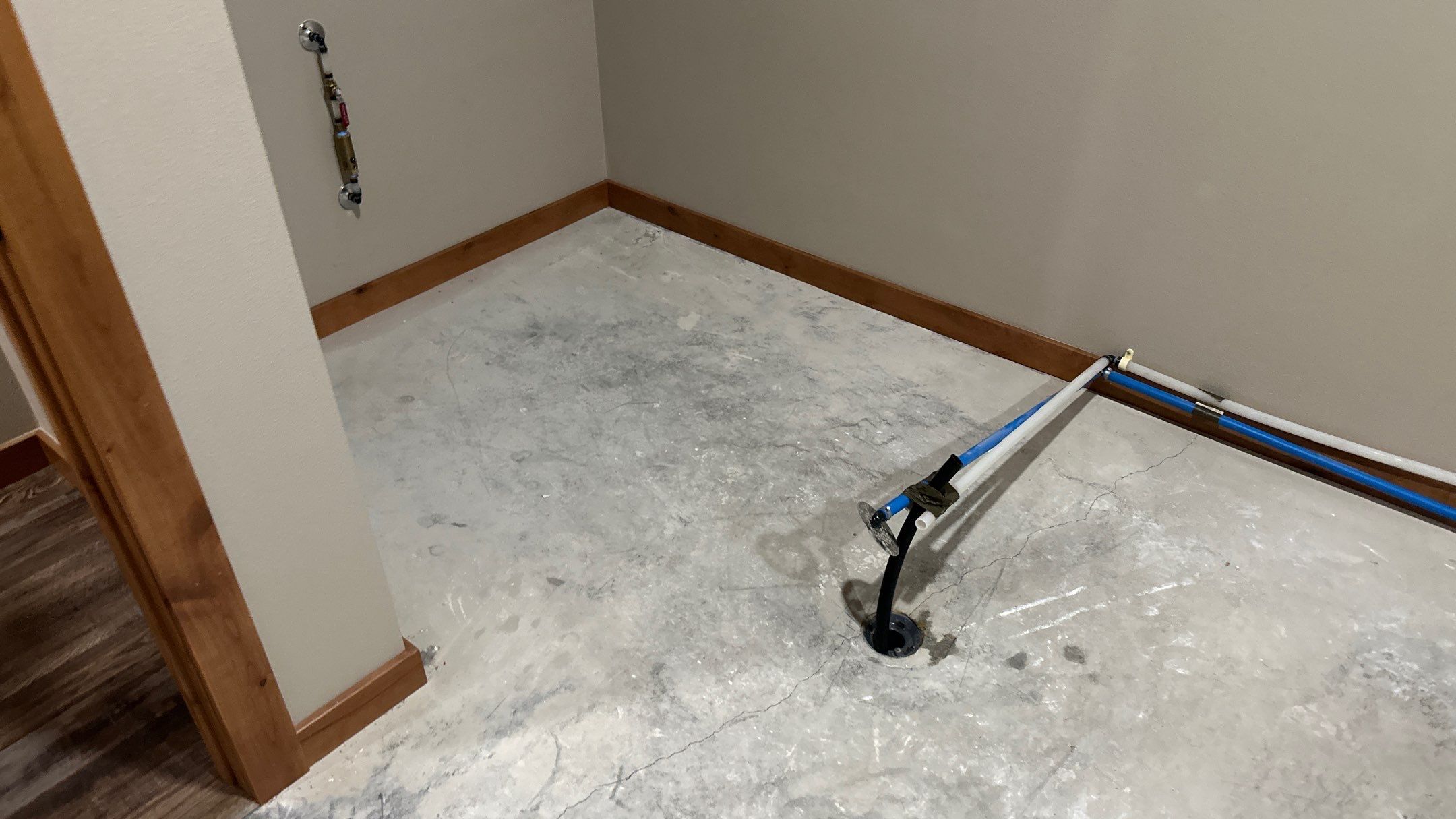 Patio & Laundry Room Transformation using Trail Mix 1/8" Chip by Croc Coatings, LLC
