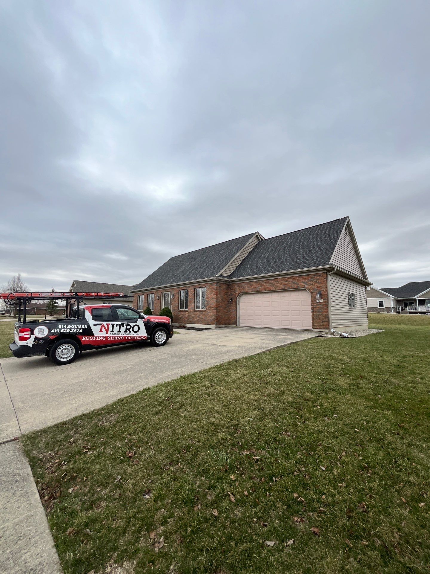Residential Roofing Installation using GAF Timberline HDZ Appalachian Sky by Nitro Roofing and Construction
