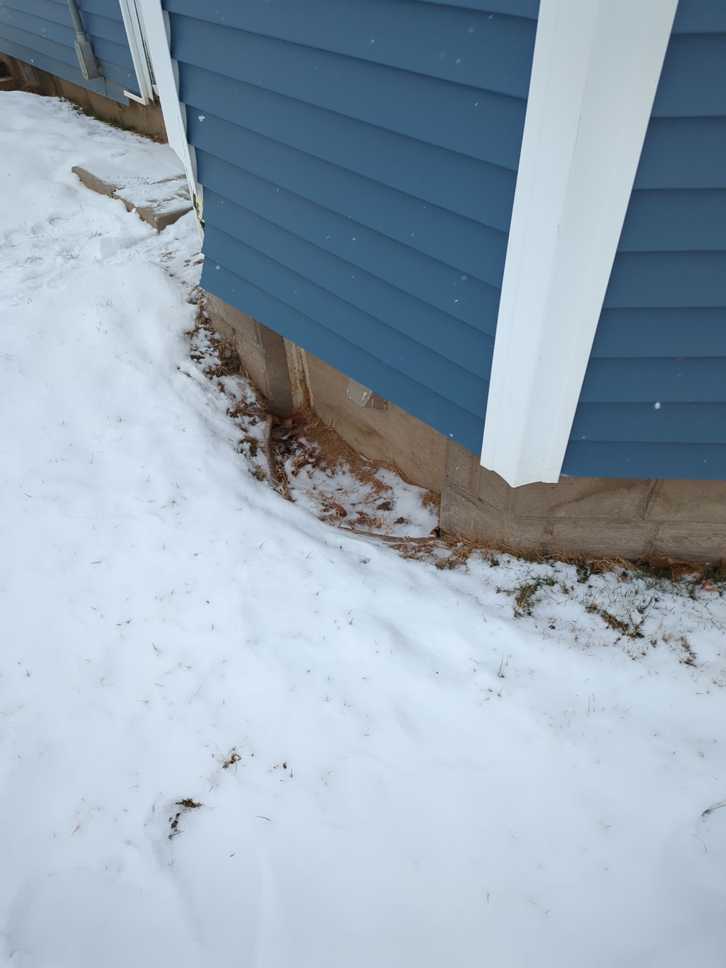 Bowing Wall using Fortress Invisibeams  by ACE Waterproofing & Basement Solutions