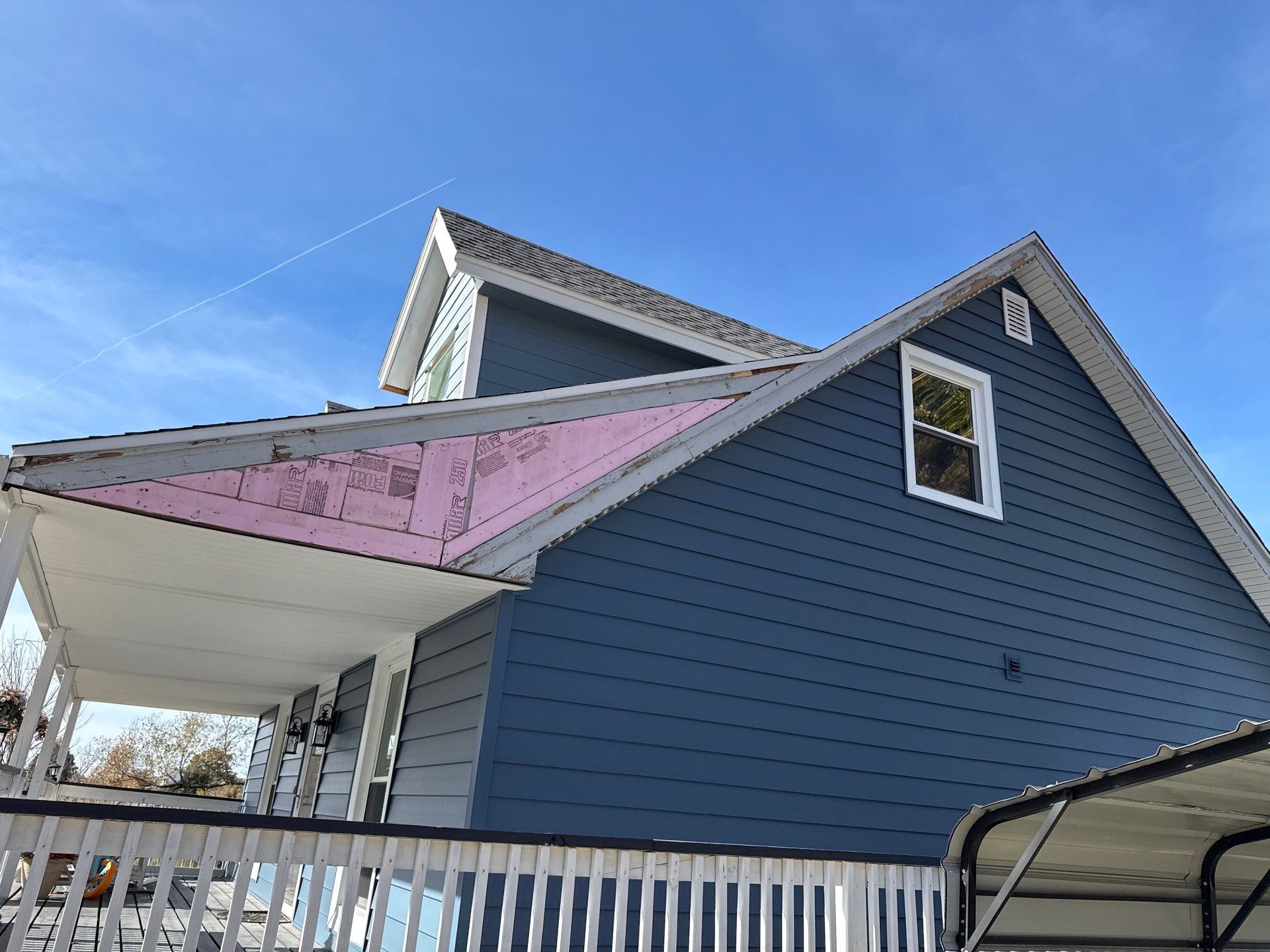Out with the Old , in with the Blue  by EEC  Windows, Siding & Roofing 
