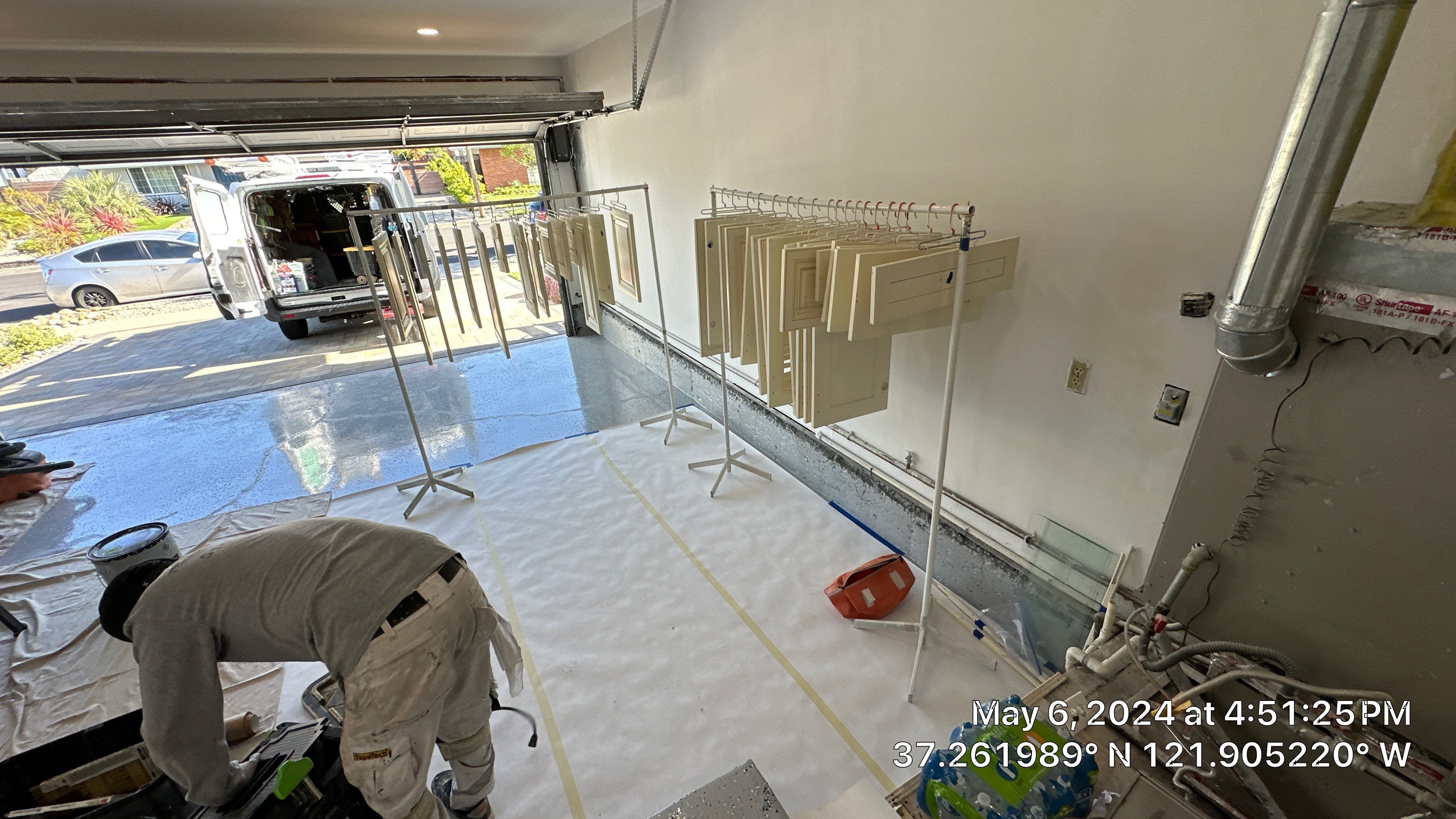 cabinet painting San Jose  by Herrera’s Bay Area Painting inc.
