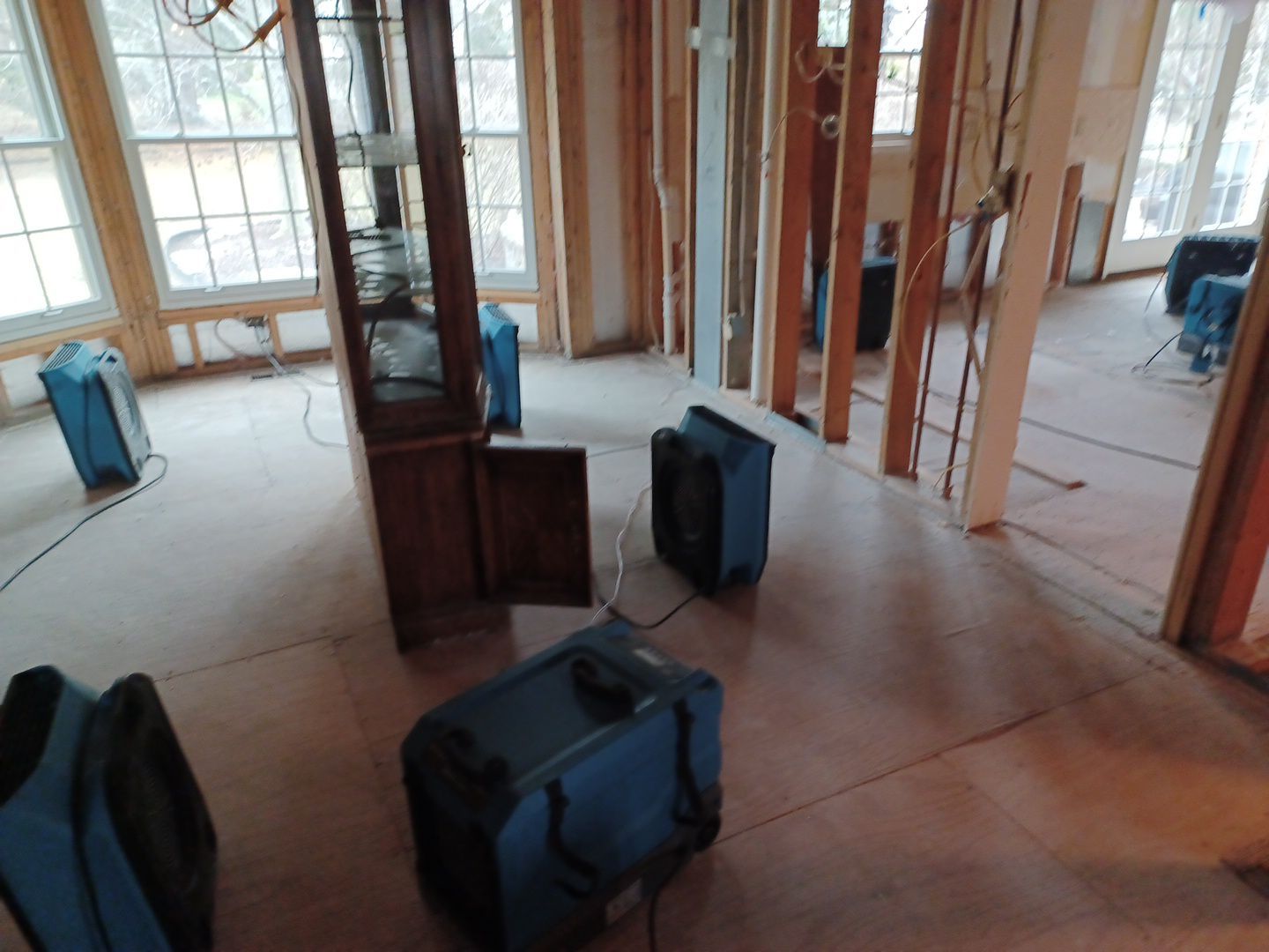 Project in Plymouth by EzDry Water Mitigation & Property Restoration