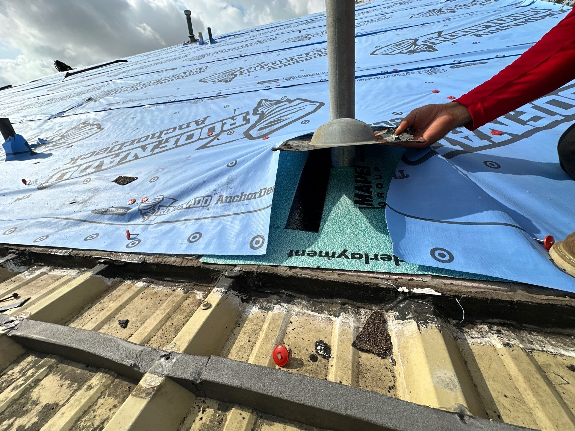 Project in Houston by Motion Roofing