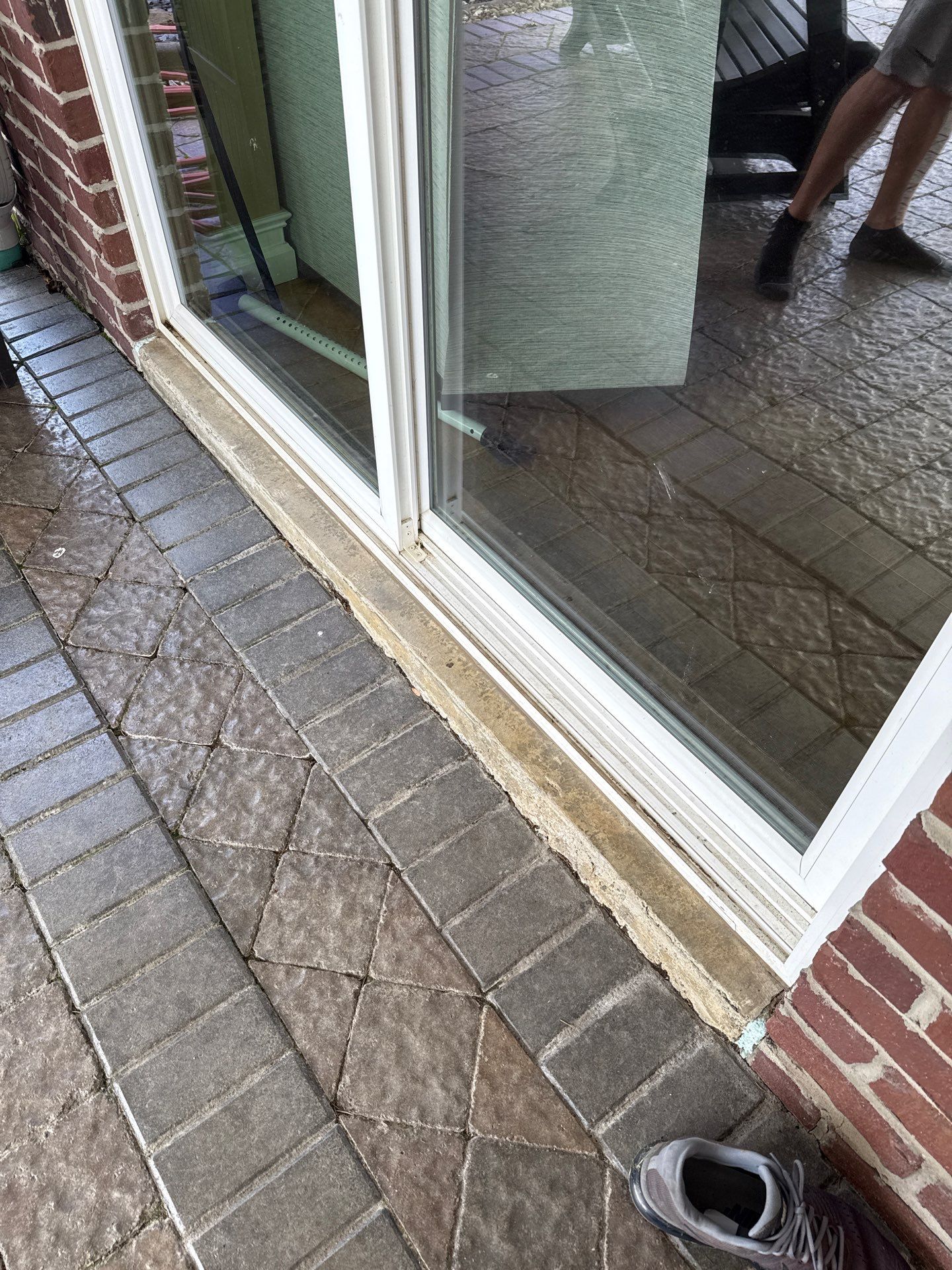 Twilight Pool Deck / Patio Project in Beaver falls by Floors in a Day, Inc