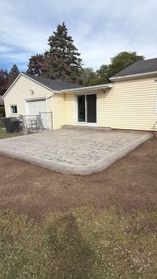 Rochester Oxford Slate Patio with Border