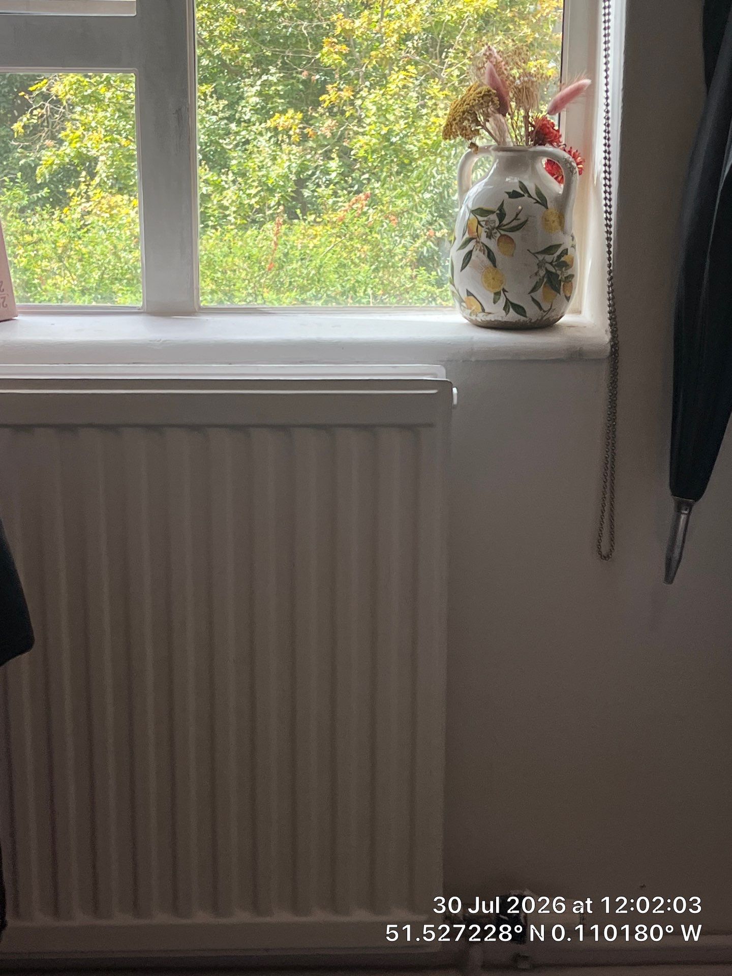 White Window Frame and Panel Radiator Installation in London by CompanyCam Sales Demo