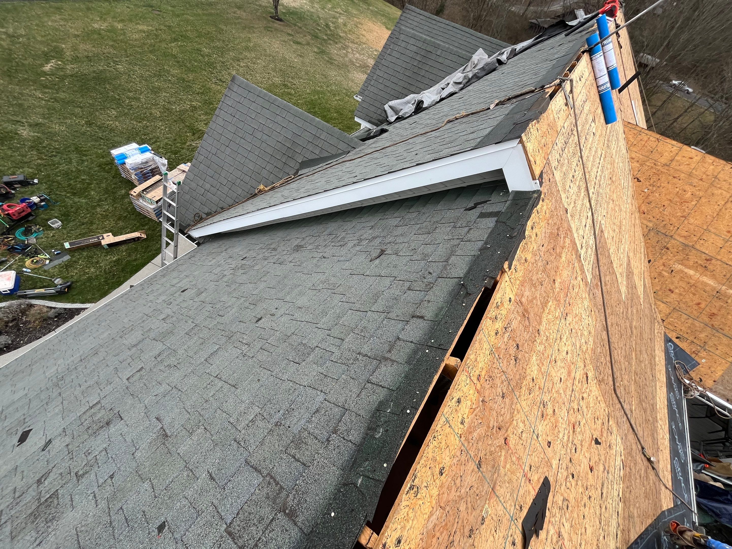 Residential Roofing Installation using Certainteed Landmark Pro Shingles by Fahey Roofing + Contracting
