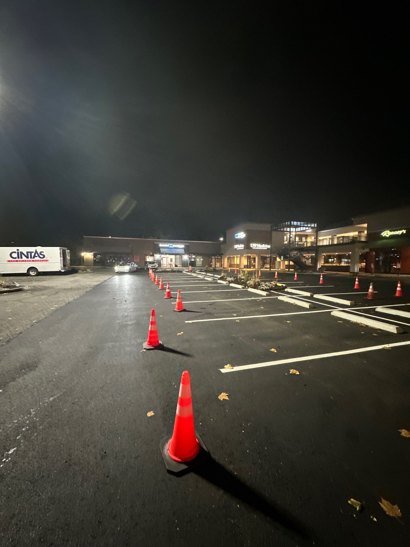 Colliers - Woodinville New Asphalt Parking Lot by Jireh Asphalt & Concrete Inc 