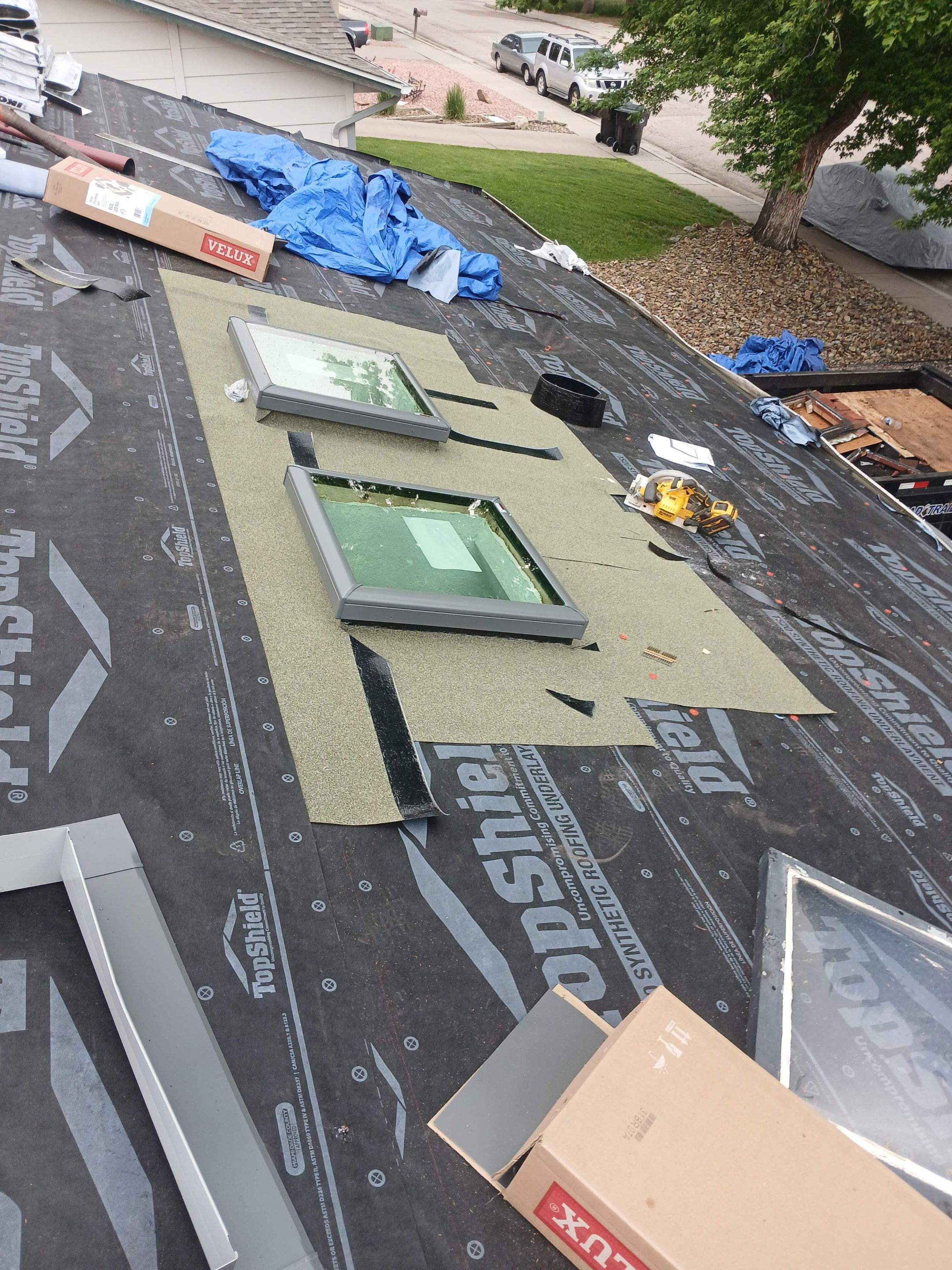 Project in Colorado Springs by Raptor Roofing 