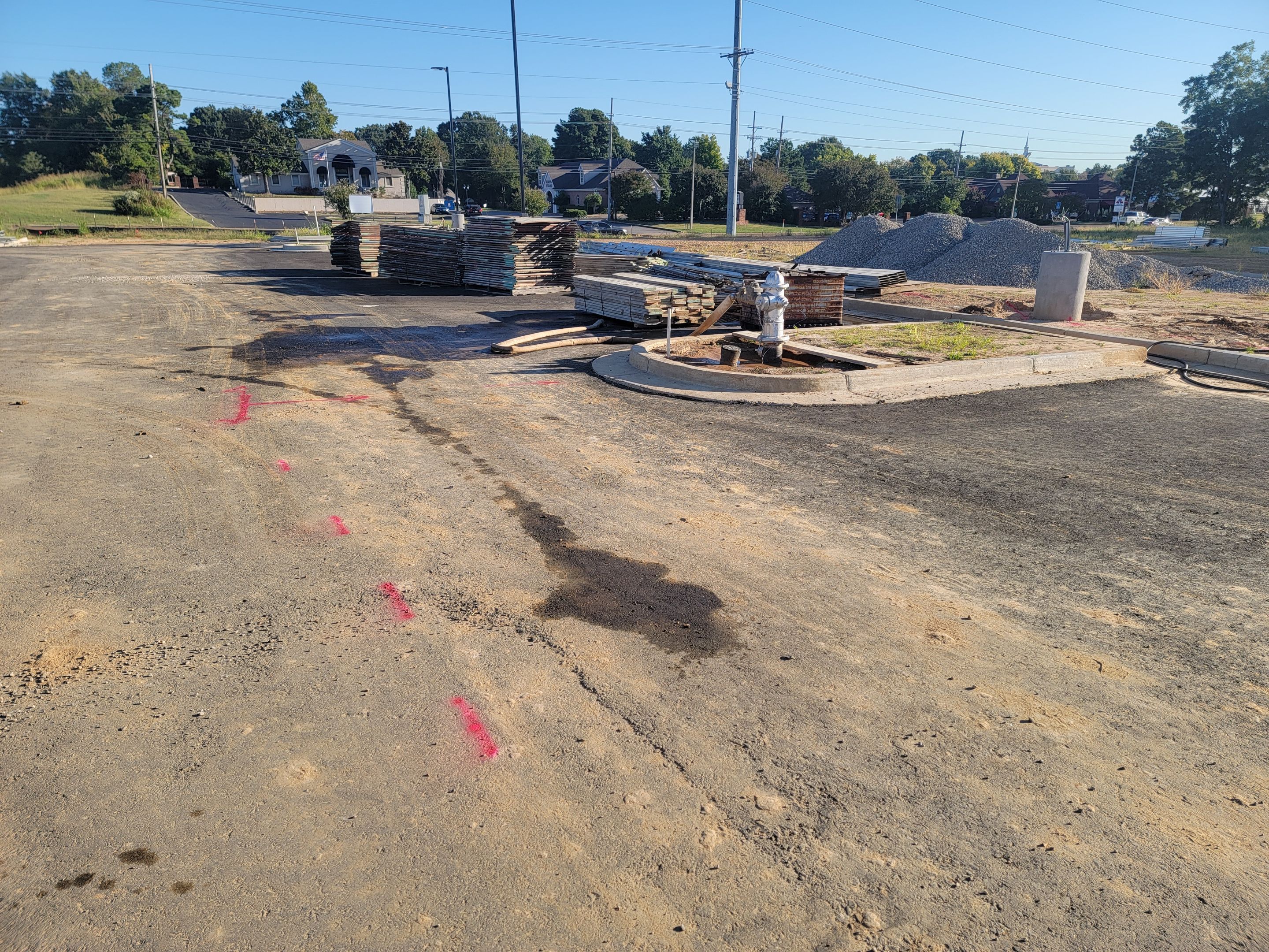 Water Line & Electrical Pole Light locate by Alsip Locating Service, LLC