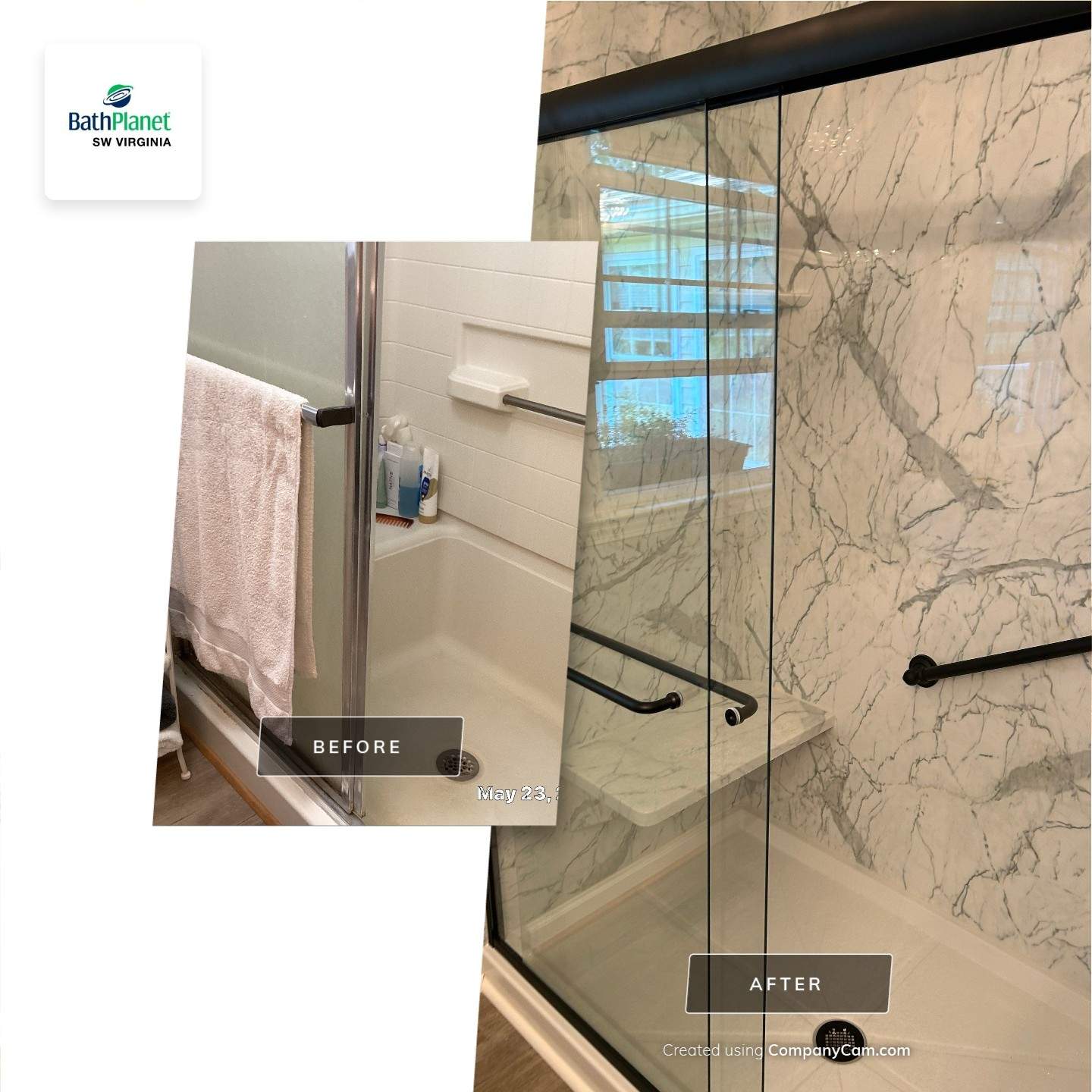 Shower Upgrade by BathPlanet SW Virginia