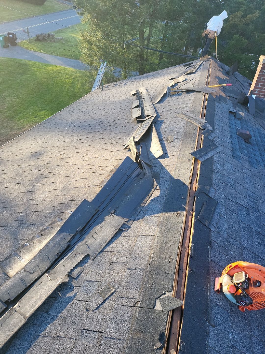 Residential Roofing Installation using GAF Timberline  by A Plus Exterior