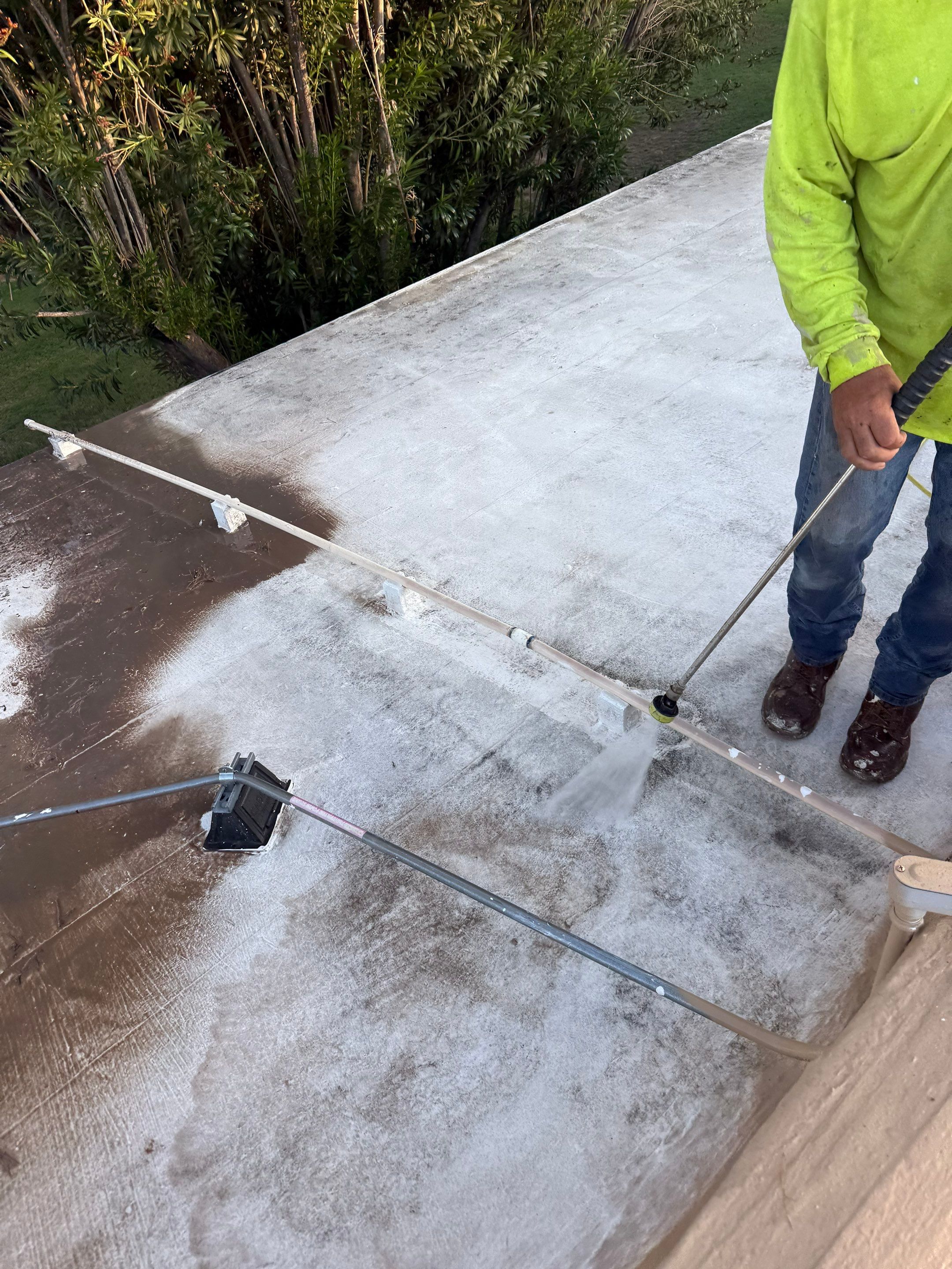 Tucson Residential Low Slope Roof Restoration and Solar Installation by West Coast Roofing AZ