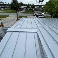 24ga 1.5" Mechanical Seam Mill Finish by Total Roofing System The Metal Roof Experts