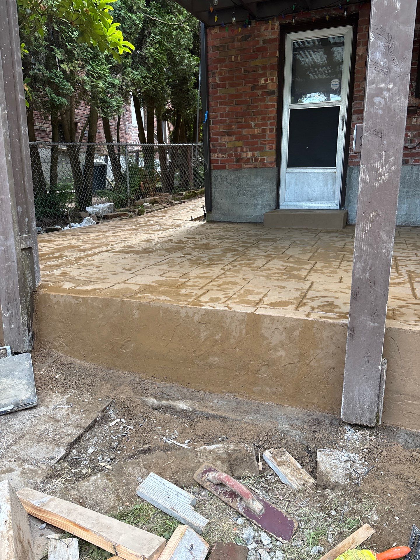 Stamped Concrete Patio | Seattle  by Jireh Asphalt & Concrete Inc 